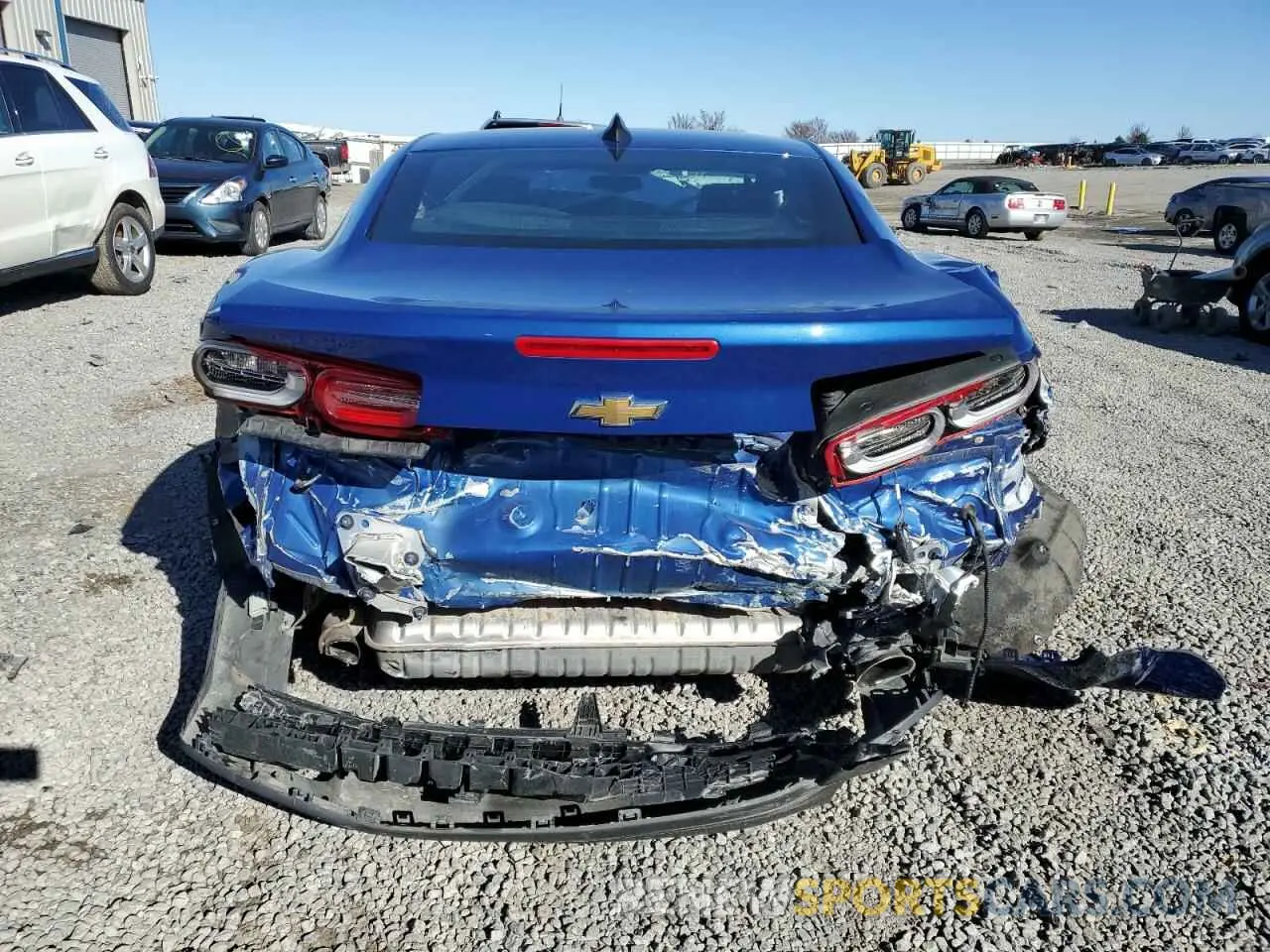 6 fotografías del automóvil dañado 1G1FB1RXXM0108036 CHEVROLET CAMARO 2021