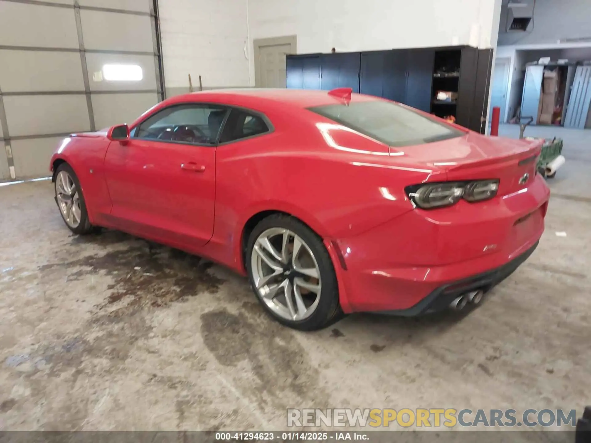 3 fotografías del automóvil dañado 1G1FD1RSXM0104809 CHEVROLET CAMARO 2021