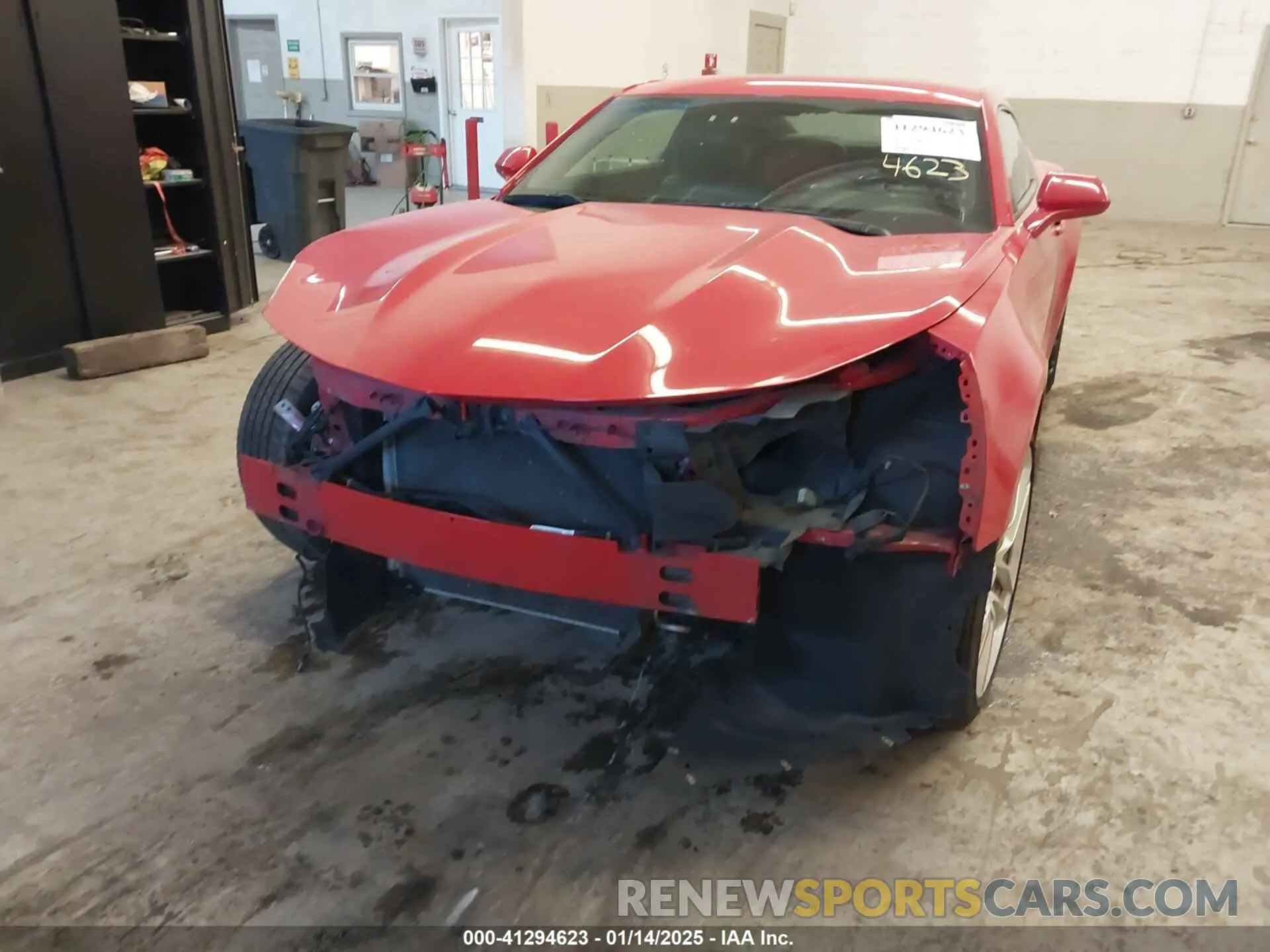 6 fotografías del automóvil dañado 1G1FD1RSXM0104809 CHEVROLET CAMARO 2021