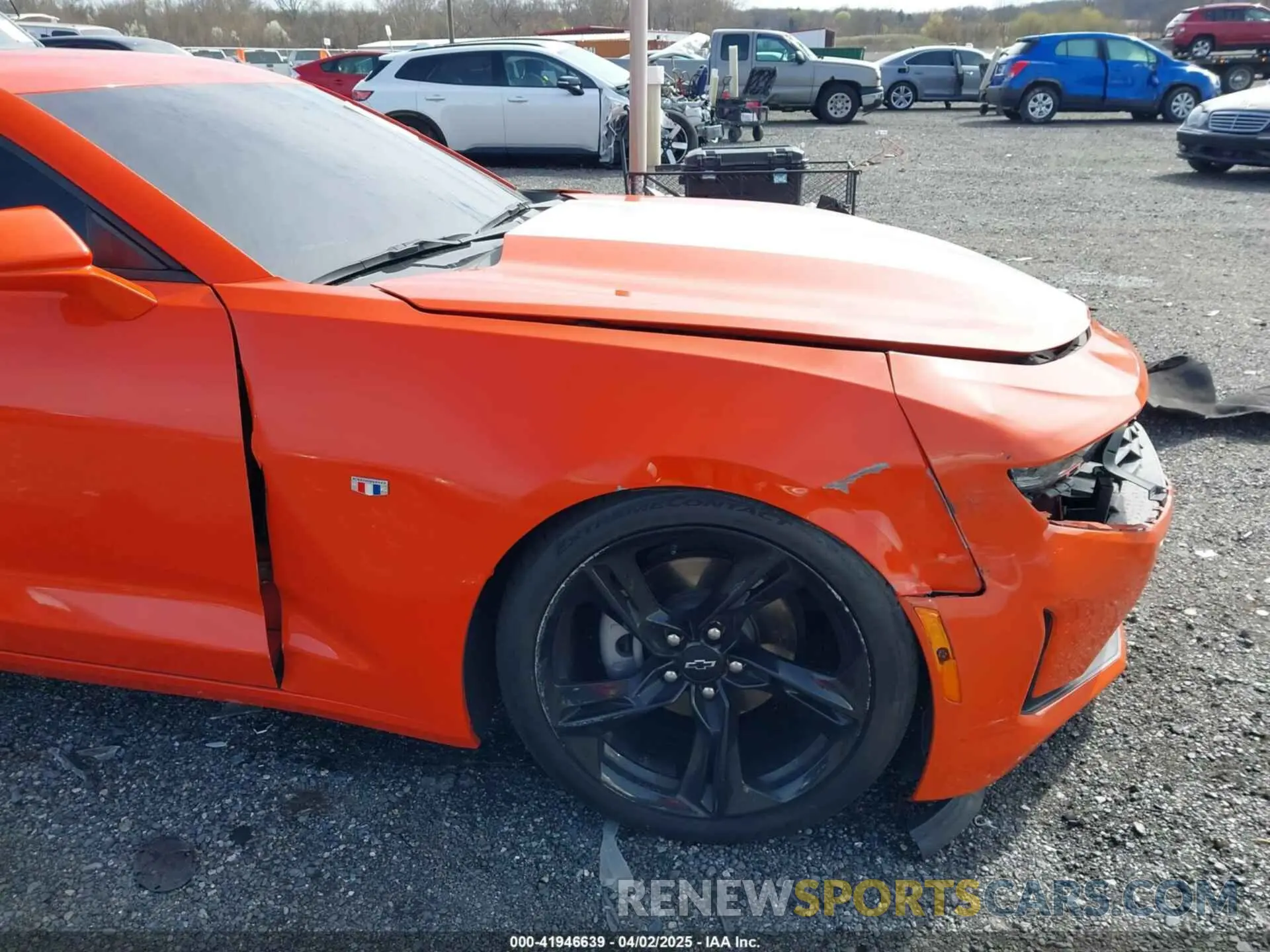 6 fotografías del automóvil dañado 1G1FD1RSXM0131203 CHEVROLET CAMARO 2021
