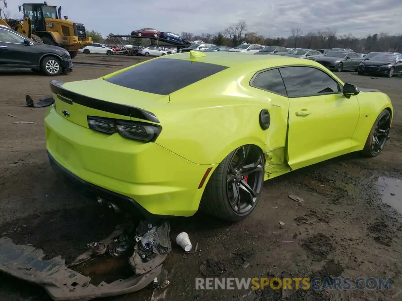 3 fotografías del automóvil dañado 1G1FE1R72M0108068 CHEVROLET CAMARO 2021