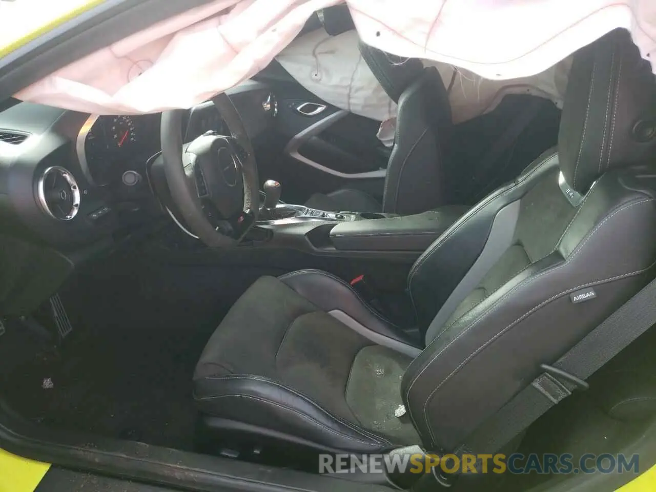 7 fotografías del automóvil dañado 1G1FE1R72M0108068 CHEVROLET CAMARO 2021