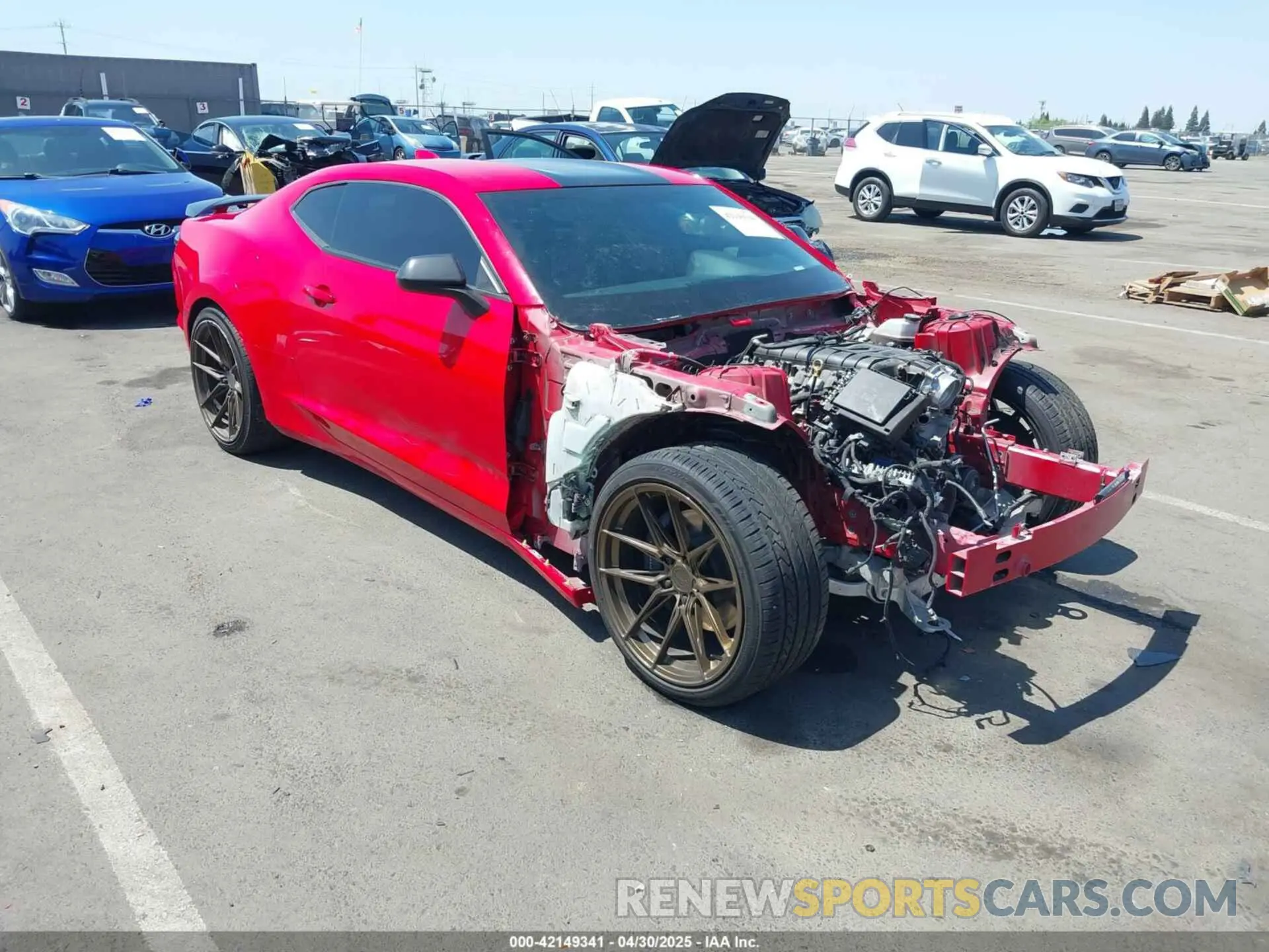 1 fotografías del automóvil dañado 1G1FE1R73M0108547 CHEVROLET CAMARO 2021