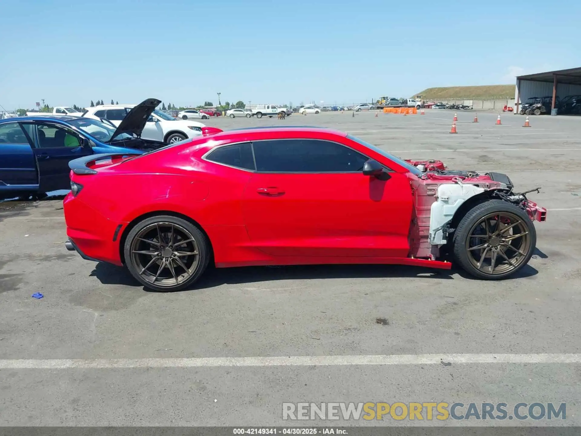 12 fotografías del automóvil dañado 1G1FE1R73M0108547 CHEVROLET CAMARO 2021
