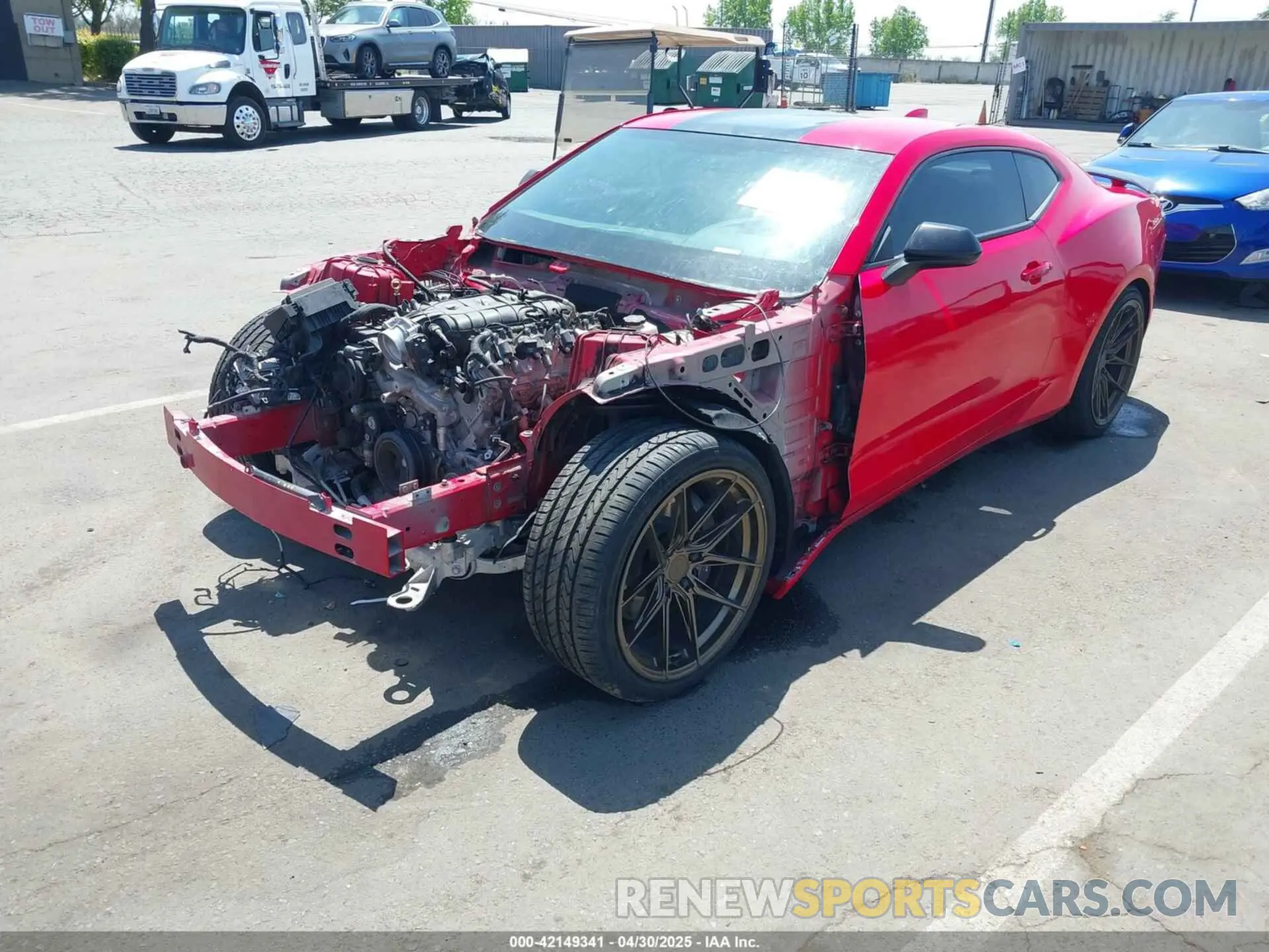 2 fotografías del automóvil dañado 1G1FE1R73M0108547 CHEVROLET CAMARO 2021