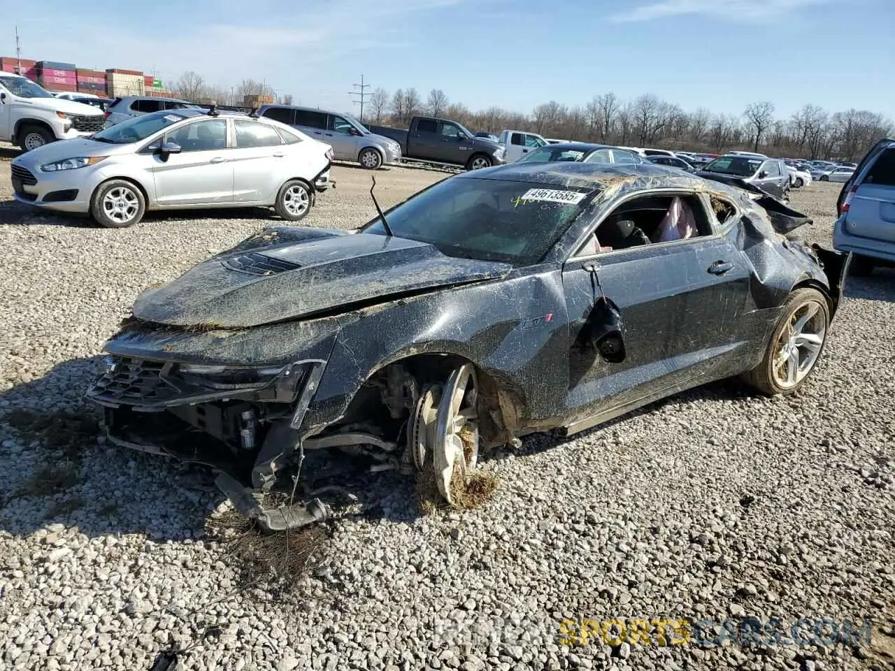 1 fotografías del automóvil dañado 1G1FE1R74M0132551 CHEVROLET CAMARO 2021
