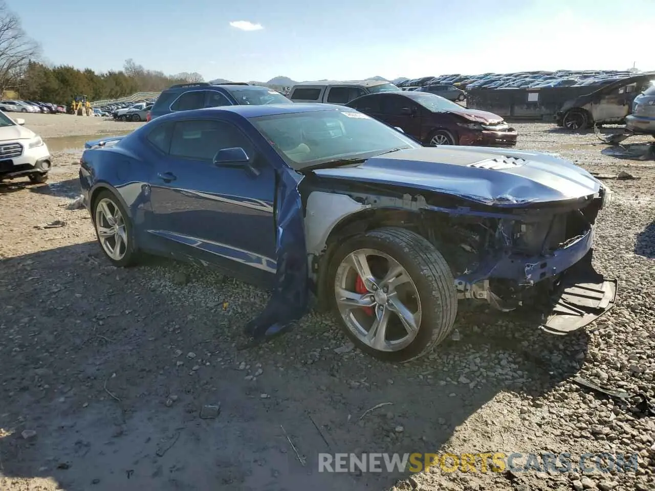 4 fotografías del automóvil dañado 1G1FE1R75M0137452 CHEVROLET CAMARO 2021