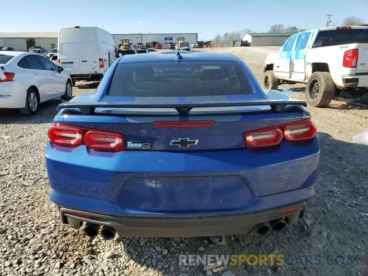 6 fotografías del automóvil dañado 1G1FE1R75M0137452 CHEVROLET CAMARO 2021