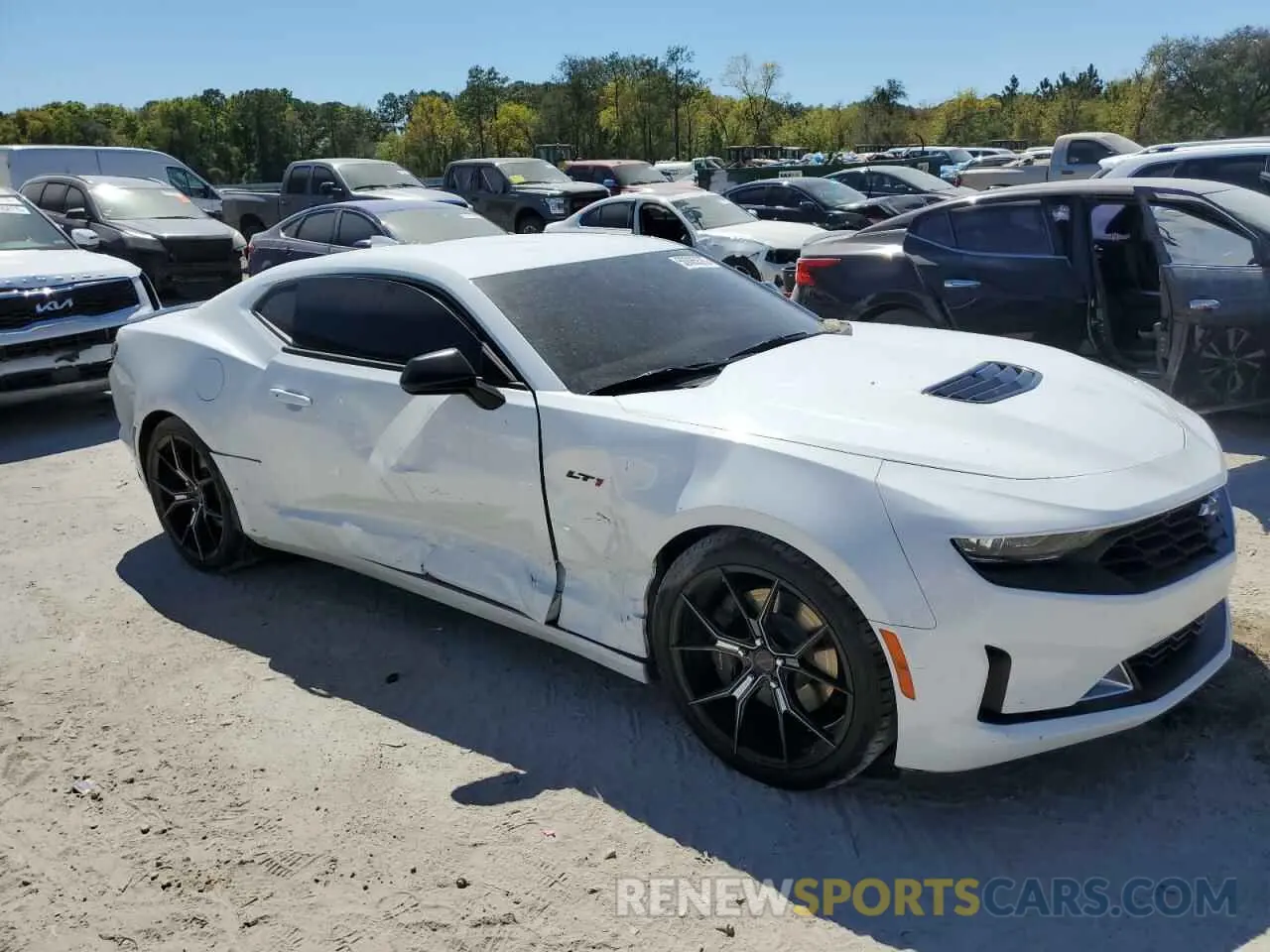 4 fotografías del automóvil dañado 1G1FF1R73M0106245 CHEVROLET CAMARO 2021