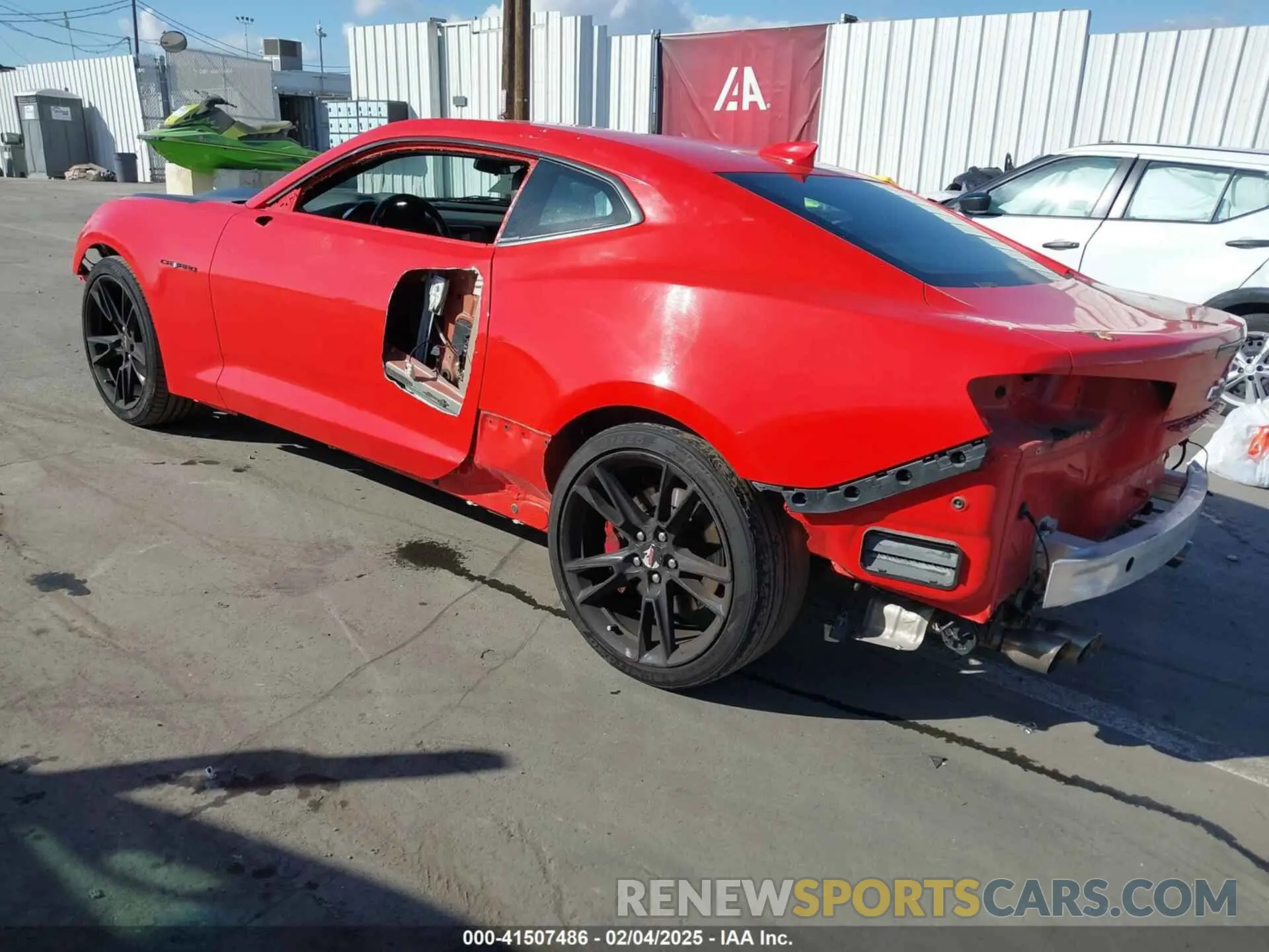 3 fotografías del automóvil dañado 1G1FF1R75M0104335 CHEVROLET CAMARO 2021