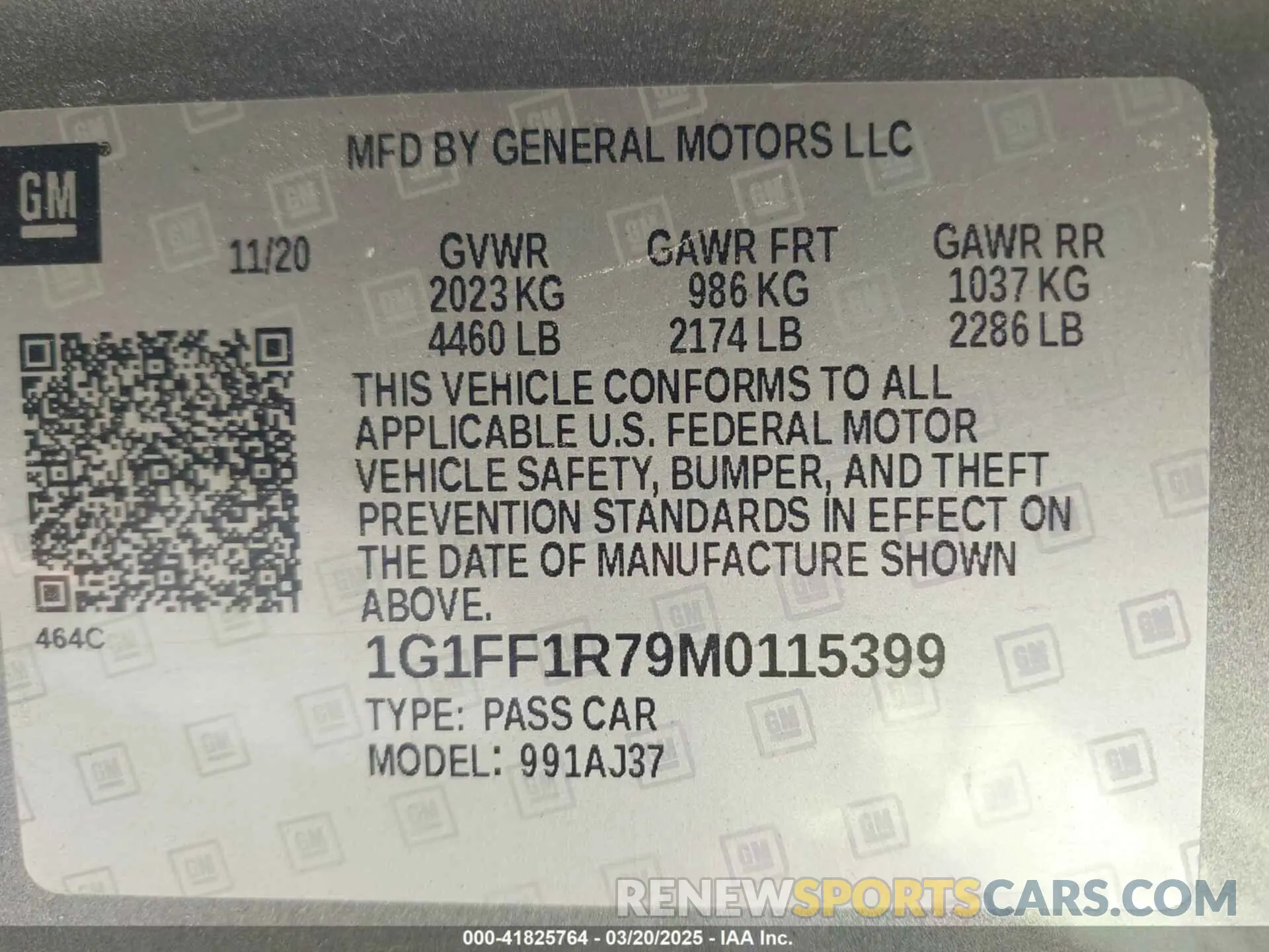 9 fotografías del automóvil dañado 1G1FF1R79M0115399 CHEVROLET CAMARO 2021