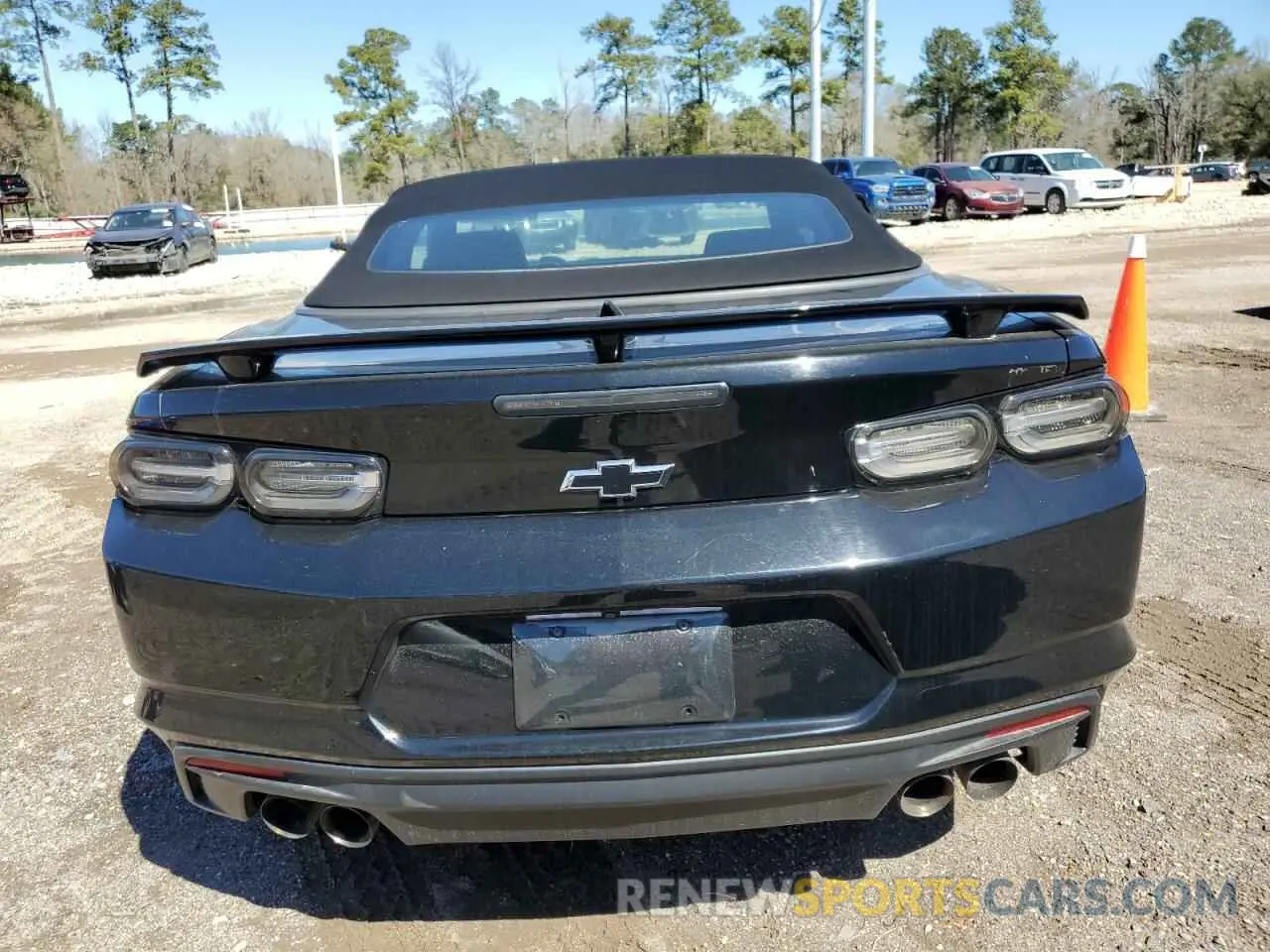 6 fotografías del automóvil dañado 1G1FF3D70M0122910 CHEVROLET CAMARO 2021