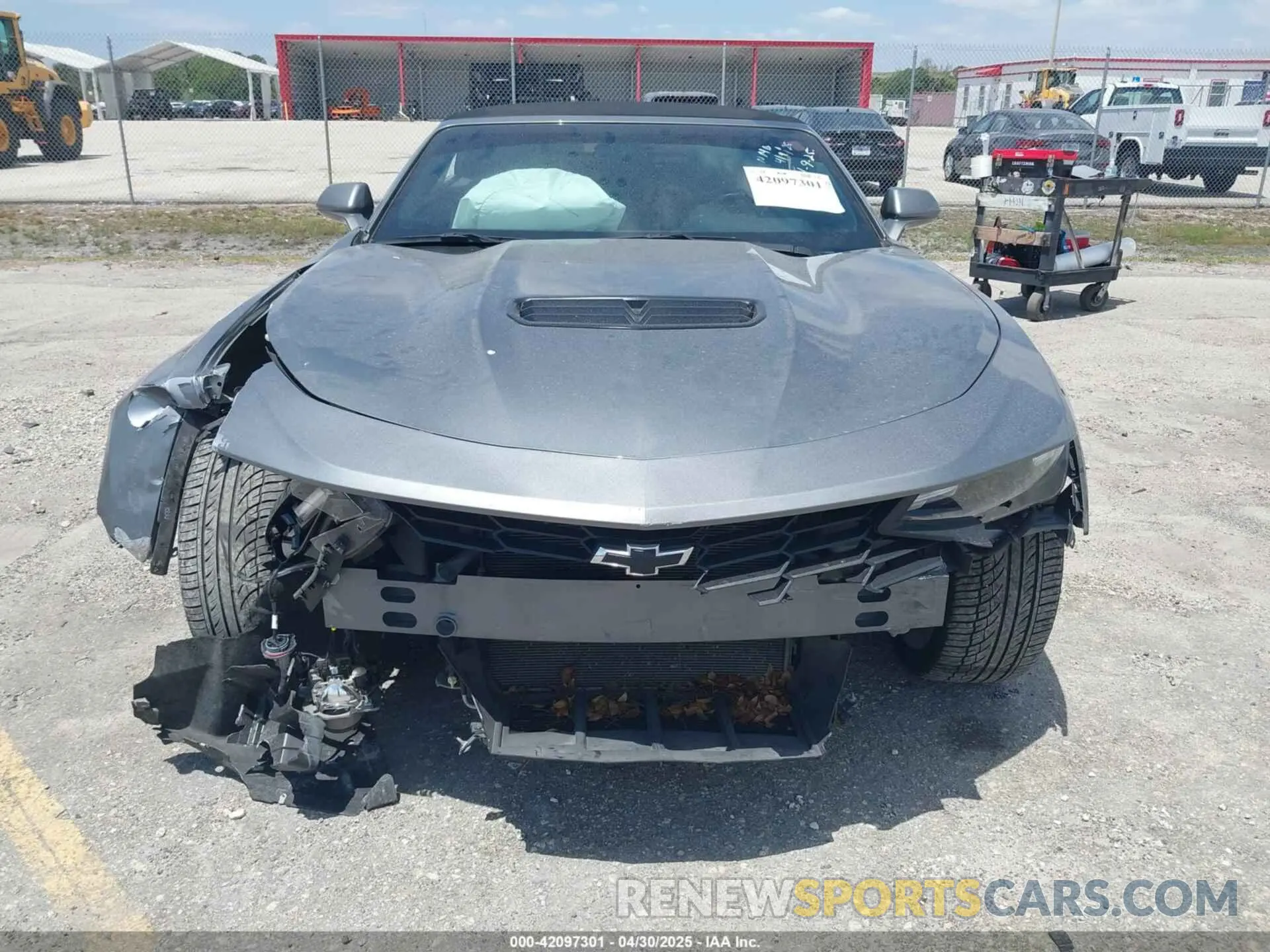 6 fotografías del automóvil dañado 1G1FF3D77M0104498 CHEVROLET CAMARO 2021