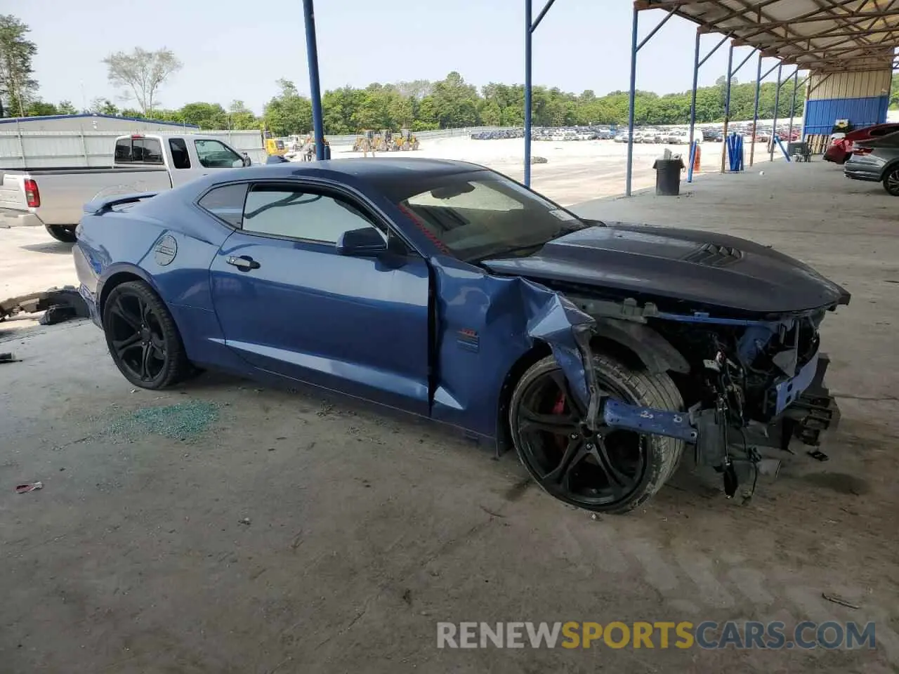 4 fotografías del automóvil dañado 1G1FH1R75M0115782 CHEVROLET CAMARO 2021