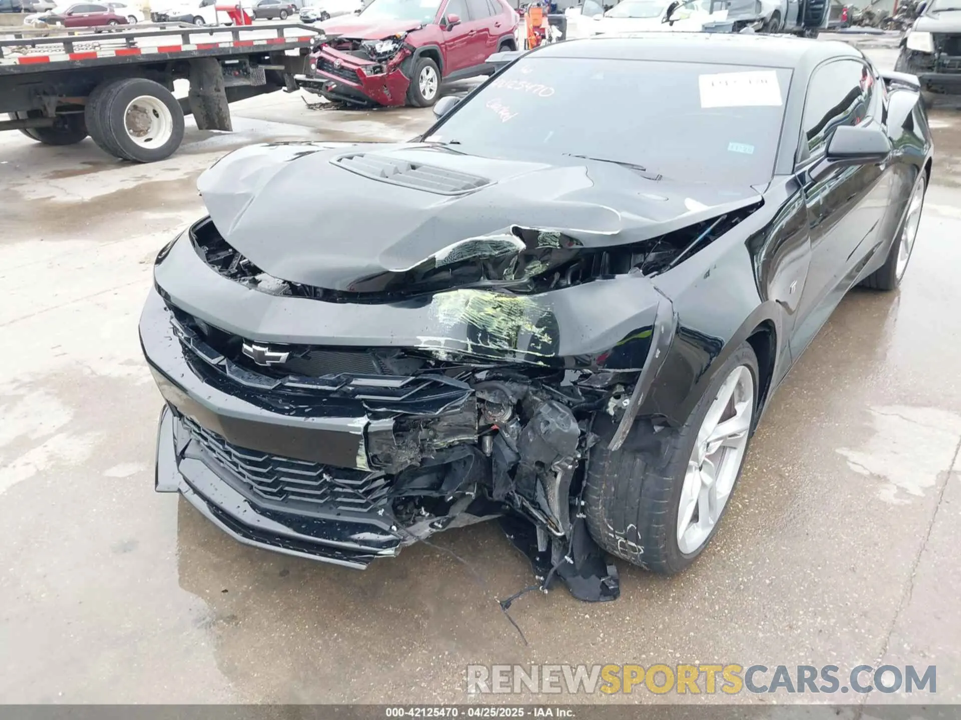 6 fotografías del automóvil dañado 1G1FH1R75M0120917 CHEVROLET CAMARO 2021