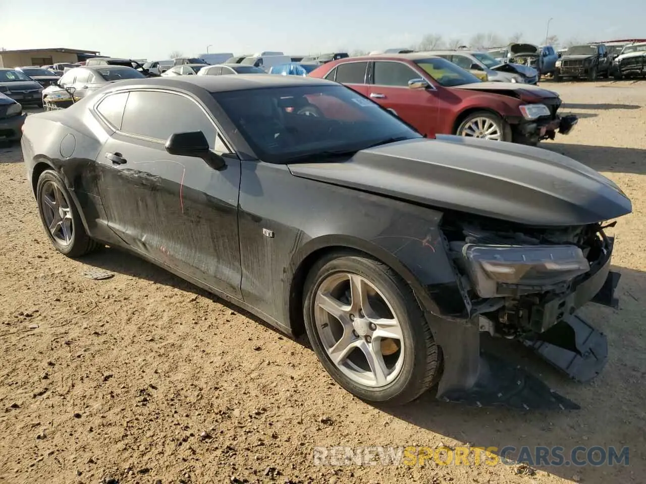 4 fotografías del automóvil dañado 1G1FB1RX0N0135103 CHEVROLET CAMARO 2022