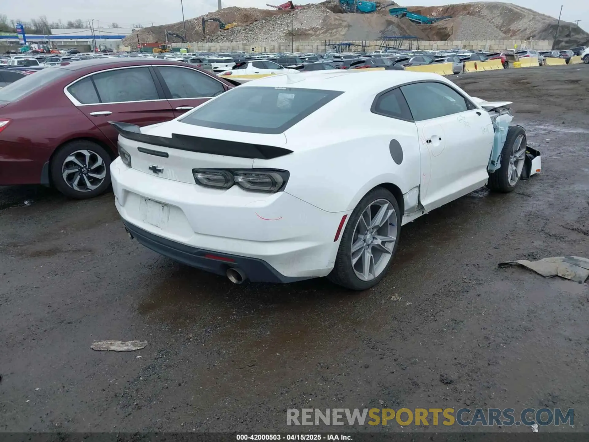 4 fotografías del automóvil dañado 1G1FB1RX3N0105934 CHEVROLET CAMARO 2022