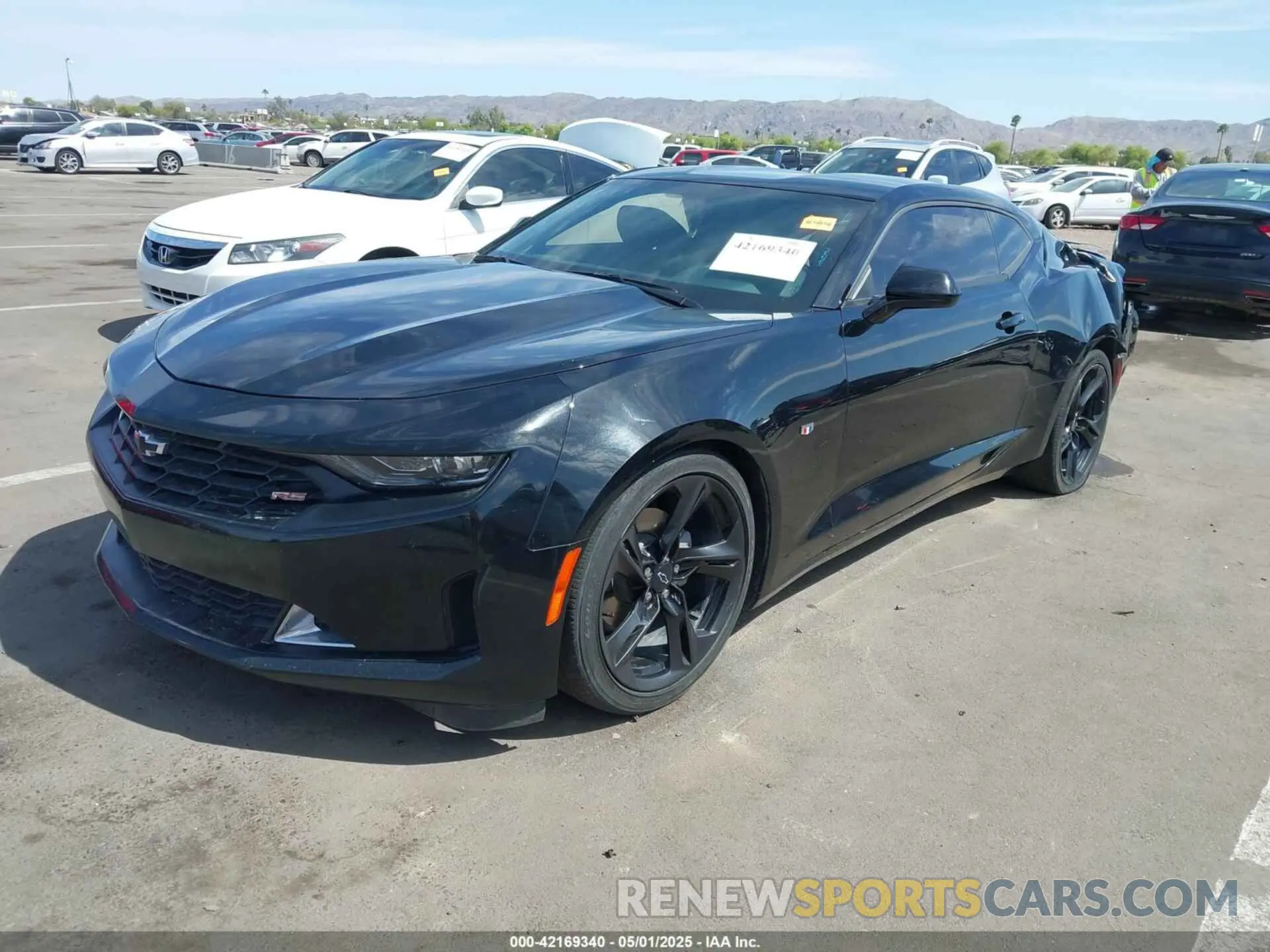 2 fotografías del automóvil dañado 1G1FB1RX8N0133146 CHEVROLET CAMARO 2022