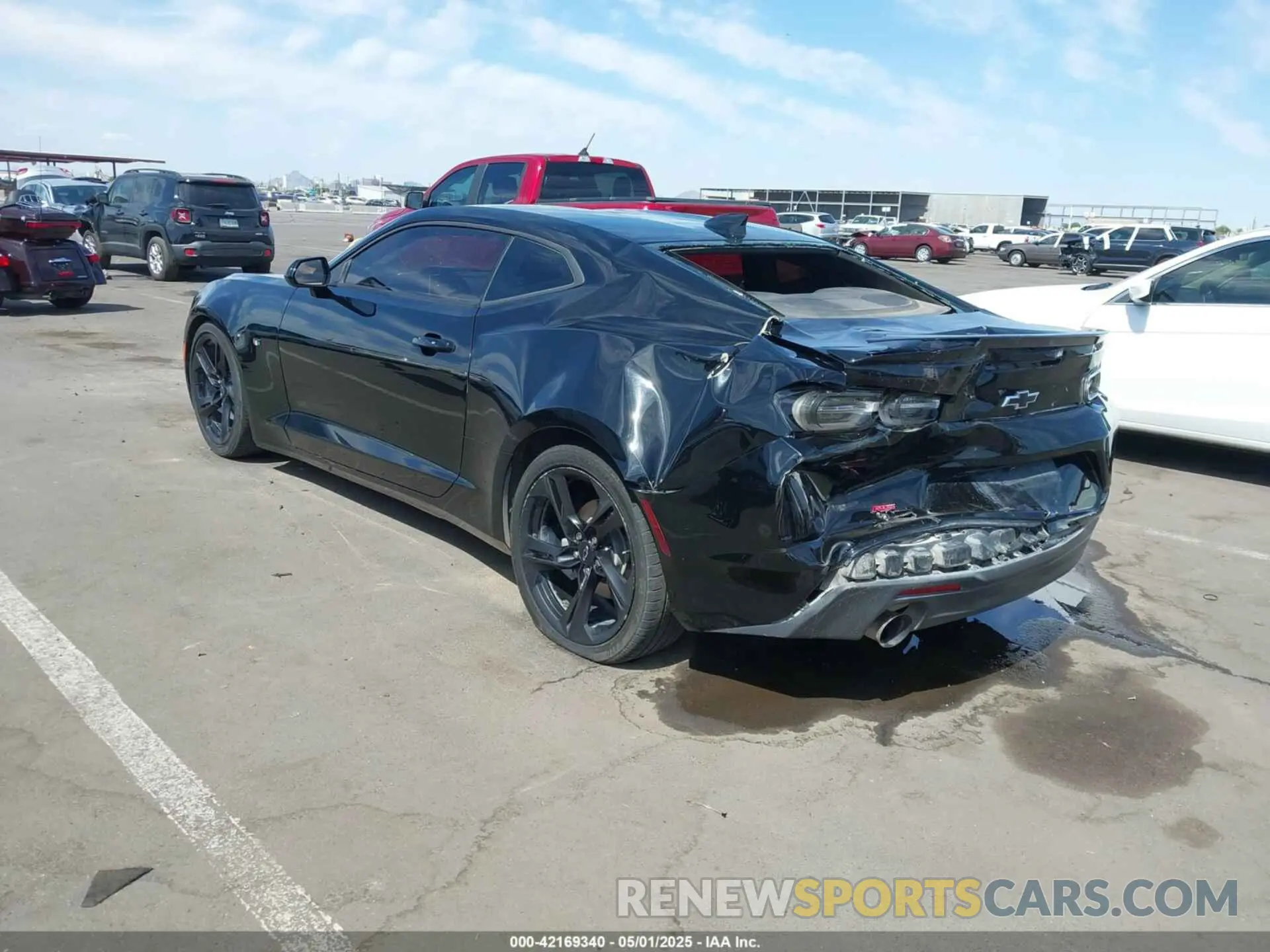3 fotografías del automóvil dañado 1G1FB1RX8N0133146 CHEVROLET CAMARO 2022
