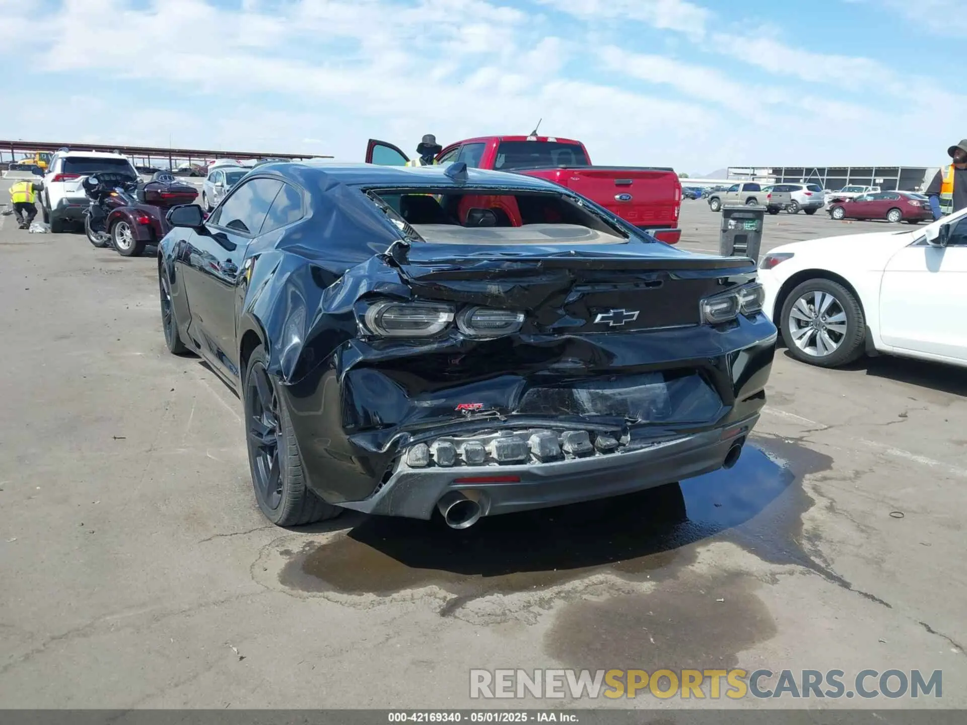 6 fotografías del automóvil dañado 1G1FB1RX8N0133146 CHEVROLET CAMARO 2022