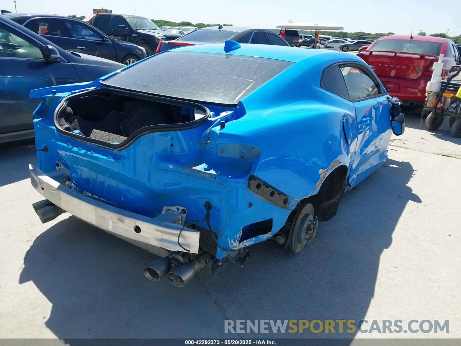 4 fotografías del automóvil dañado 1G1FF1R75N0128278 CHEVROLET CAMARO 2022
