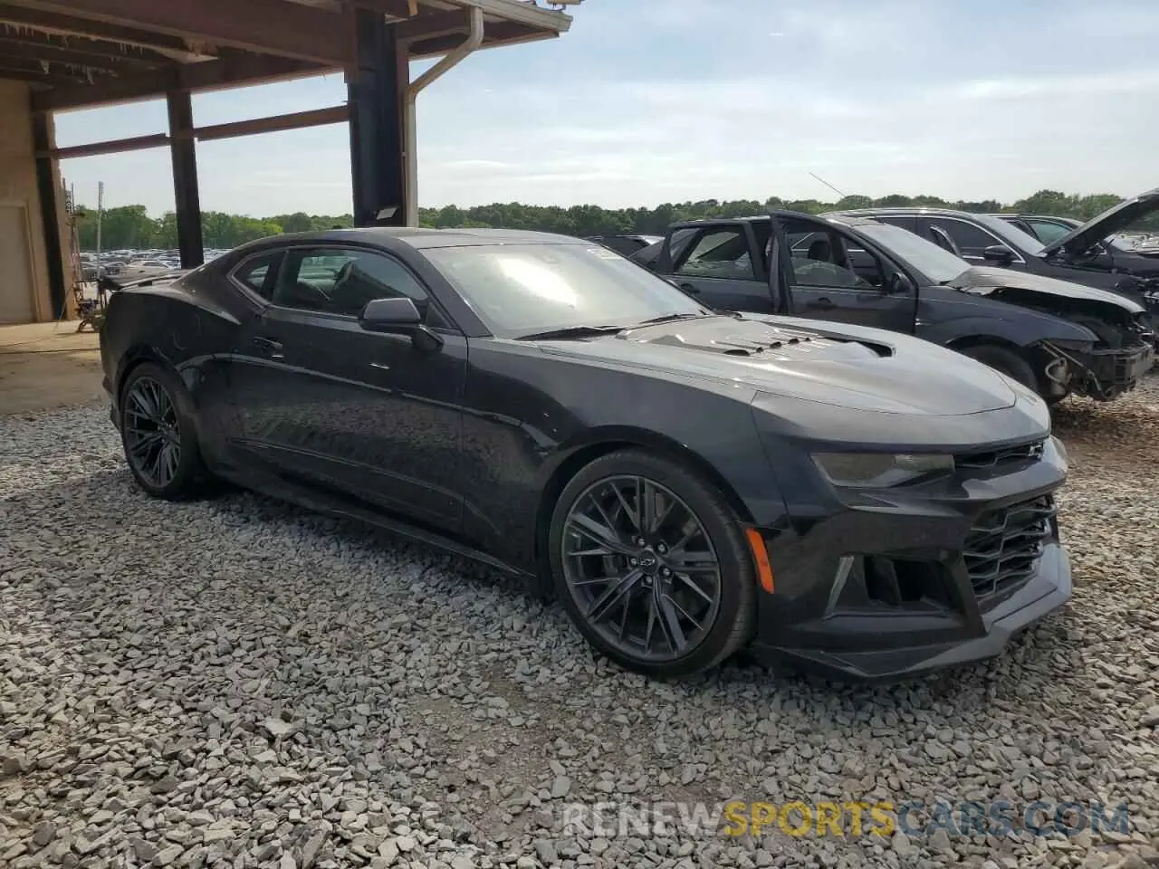 4 fotografías del automóvil dañado 1G1FJ1R61N0106977 CHEVROLET CAMARO 2022