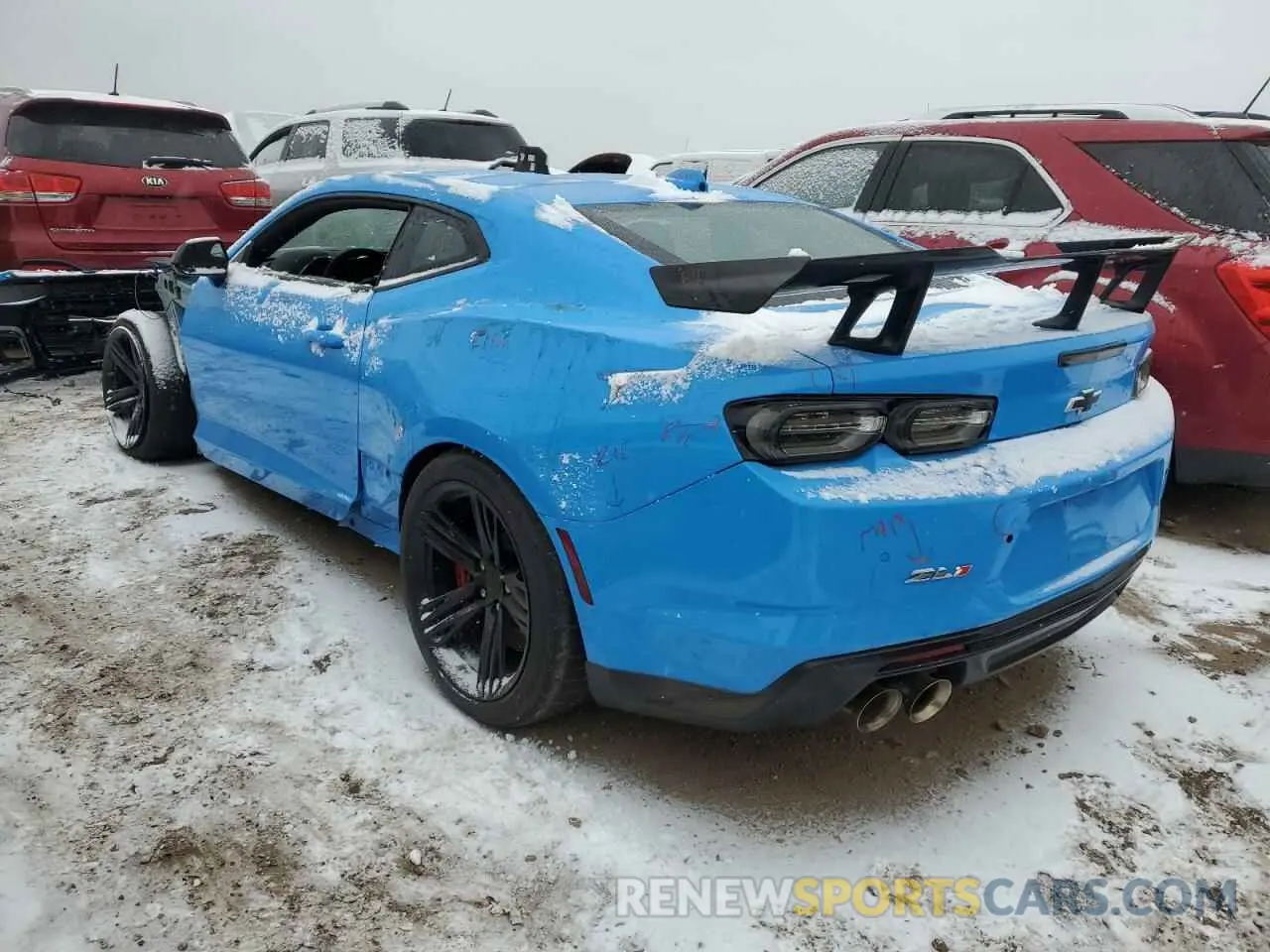 2 fotografías del automóvil dañado 1G1FJ1R69N0128290 CHEVROLET CAMARO 2022