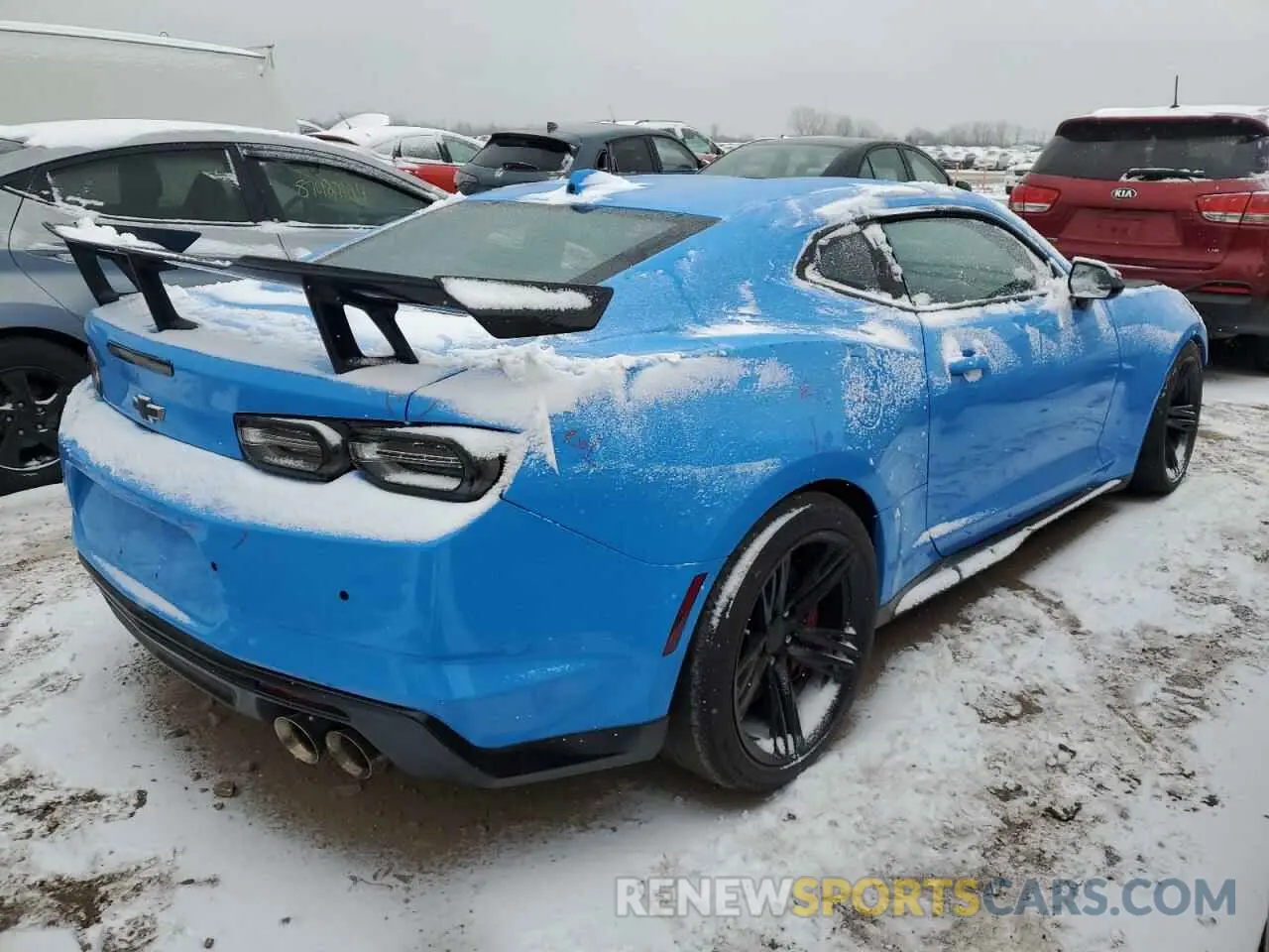 3 fotografías del automóvil dañado 1G1FJ1R69N0128290 CHEVROLET CAMARO 2022
