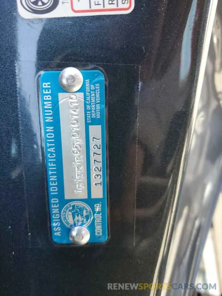 12 fotografías del automóvil dañado 1G1FK1R65N0101410 CHEVROLET CAMARO 2022