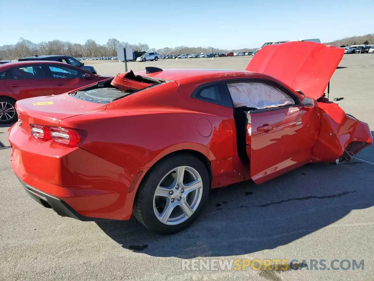 3 fotografías del automóvil dañado 1G1FB1RX2P0159020 CHEVROLET CAMARO 2023