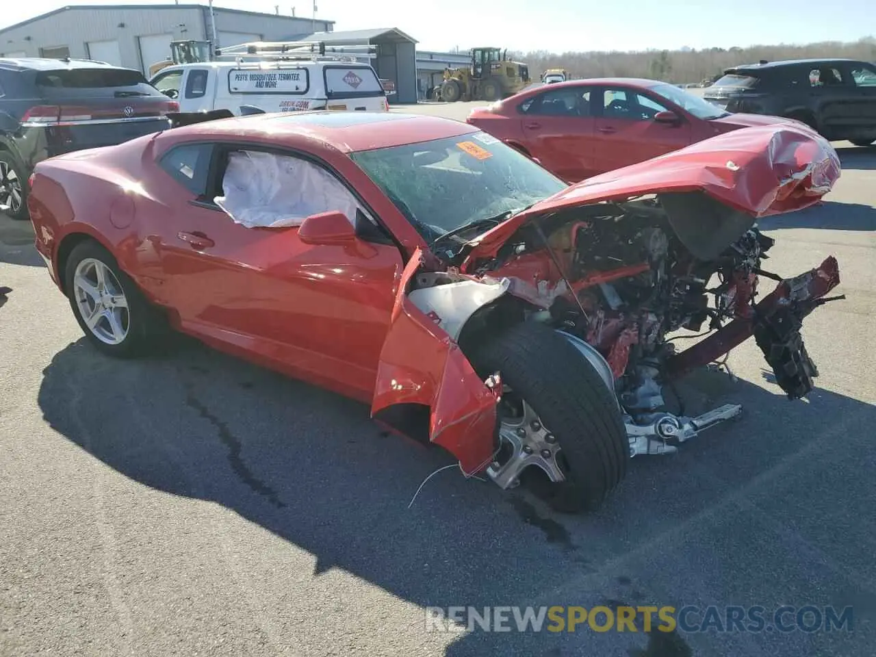 4 fotografías del automóvil dañado 1G1FB1RX2P0159020 CHEVROLET CAMARO 2023