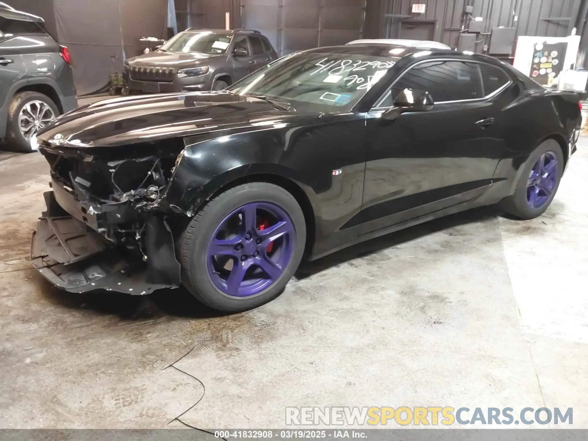 2 fotografías del automóvil dañado 1G1FB1RX9P0143512 CHEVROLET CAMARO 2023