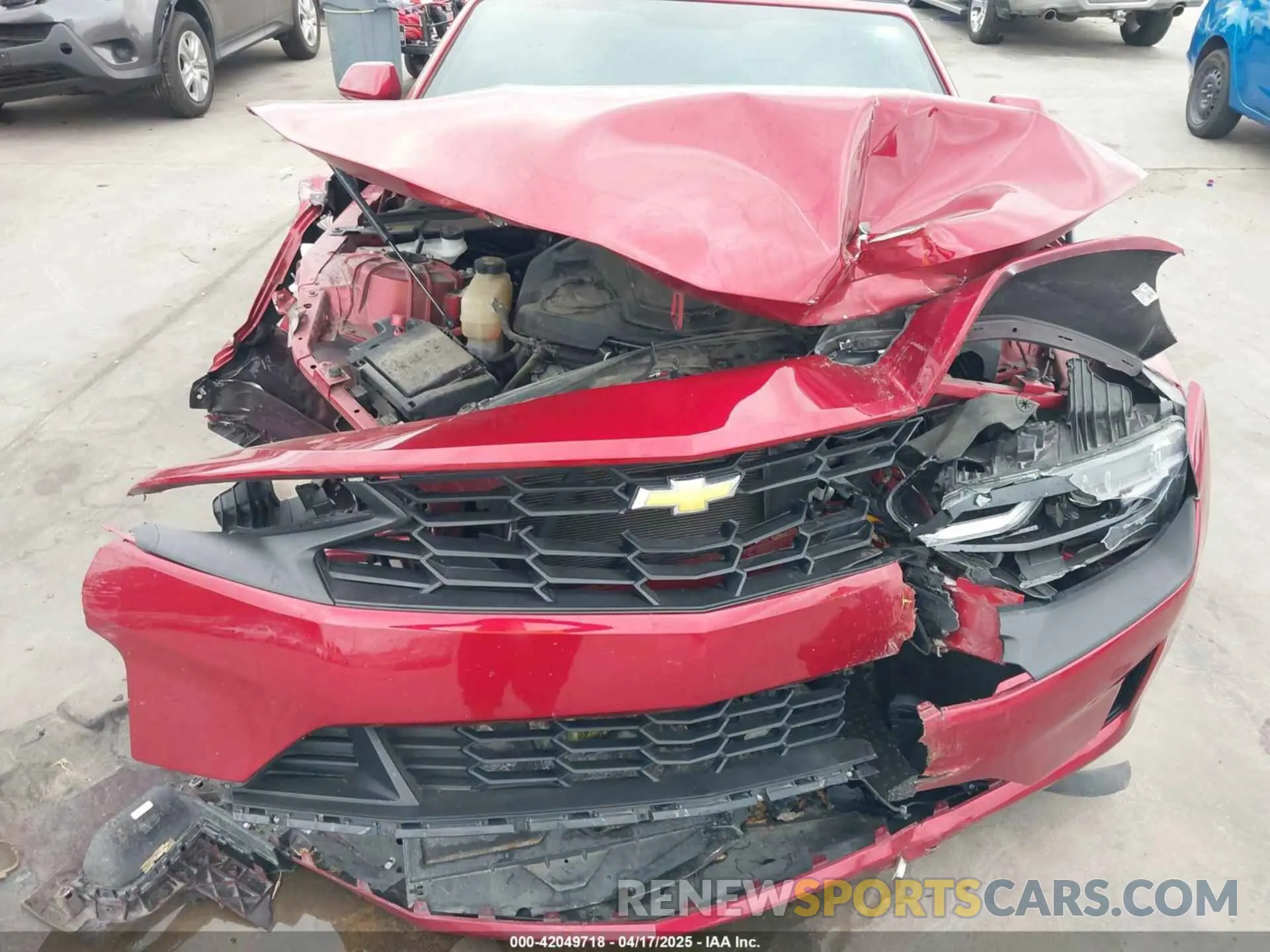 6 fotografías del automóvil dañado 1G1FB3DS1P0106557 CHEVROLET CAMARO 2023