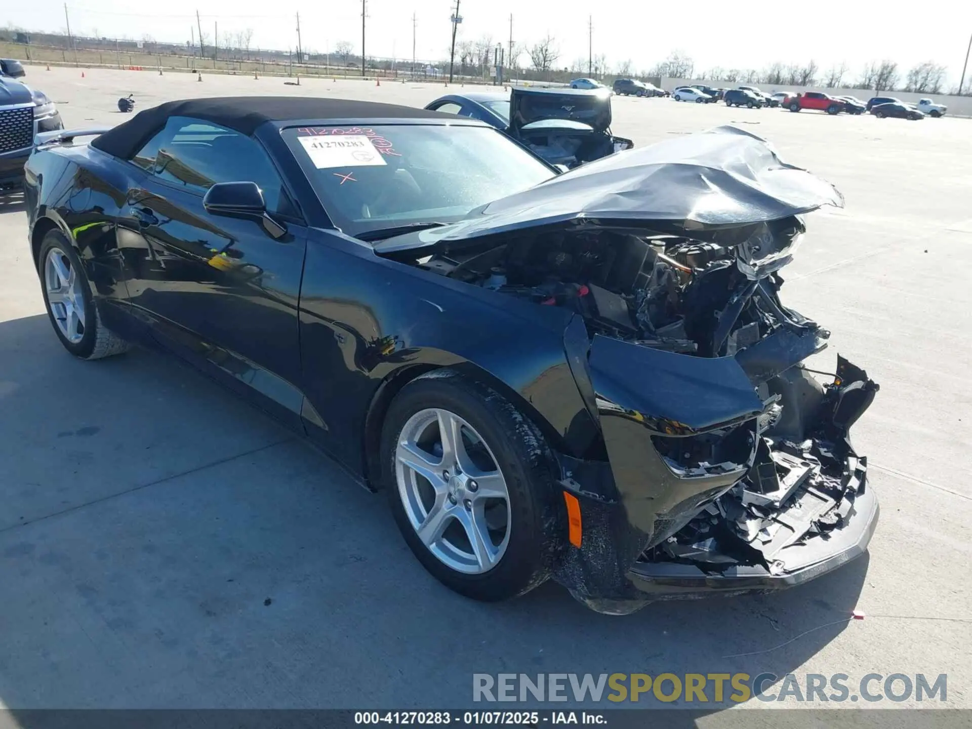 1 fotografías del automóvil dañado 1G1FB3DX0P0155941 CHEVROLET CAMARO 2023