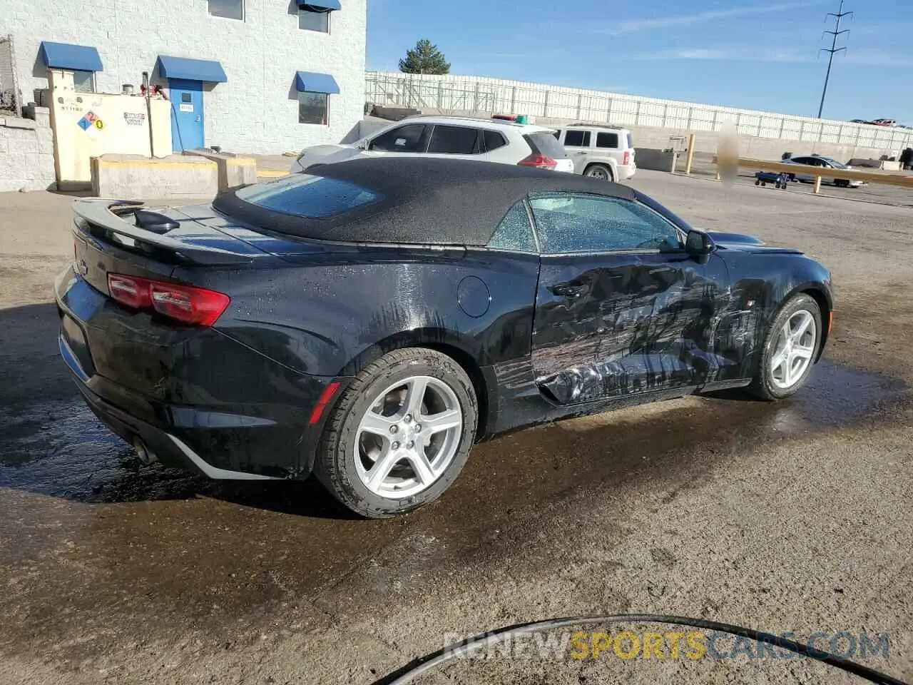 3 fotografías del automóvil dañado 1G1FB3DX1P0144690 CHEVROLET CAMARO 2023
