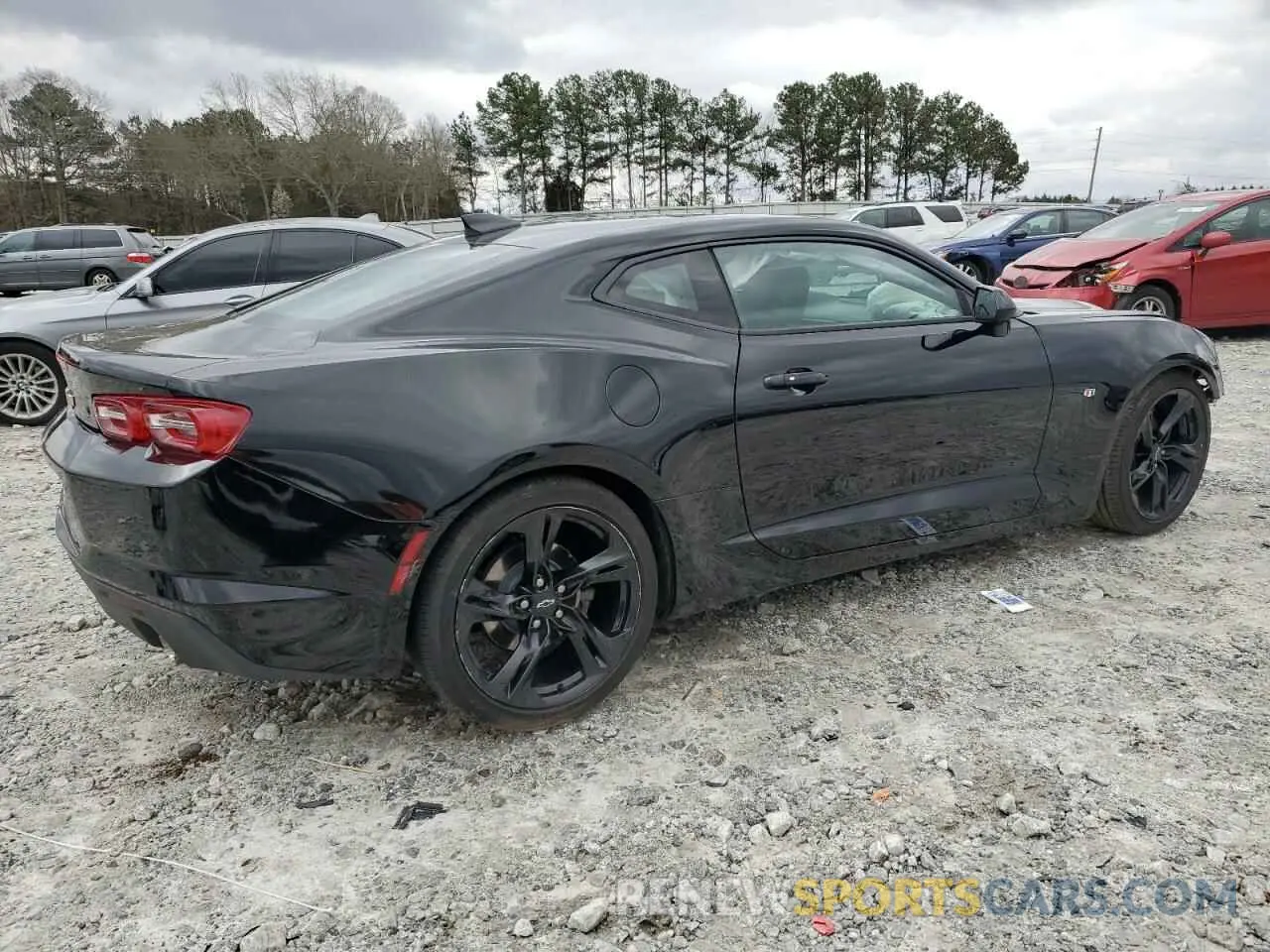 3 fotografías del automóvil dañado 1G1FD1RS2P0124993 CHEVROLET CAMARO 2023