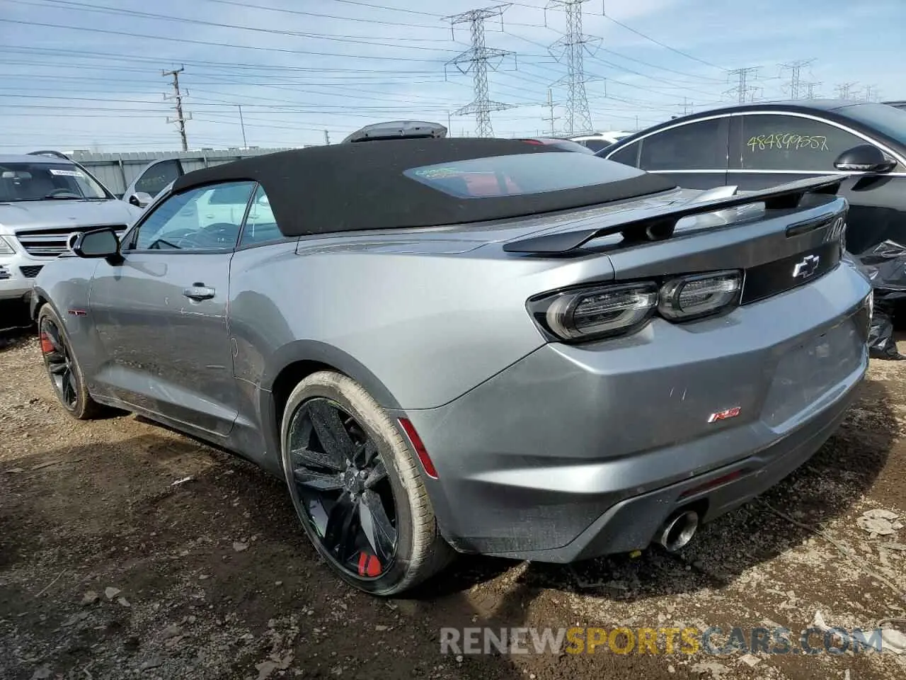 2 fotografías del automóvil dañado 1G1FD3DS0P0140337 CHEVROLET CAMARO 2023