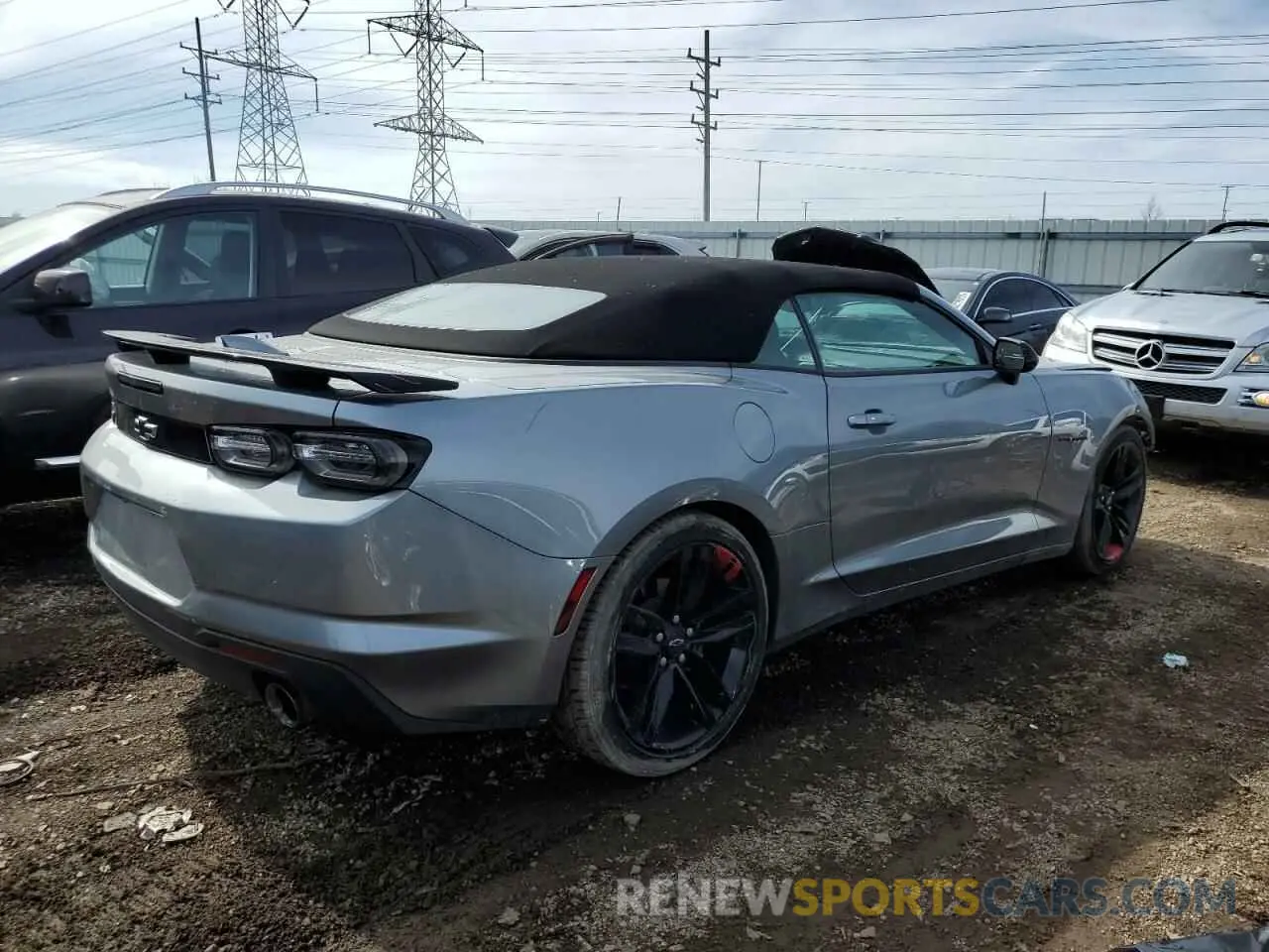 3 fotografías del automóvil dañado 1G1FD3DS0P0140337 CHEVROLET CAMARO 2023