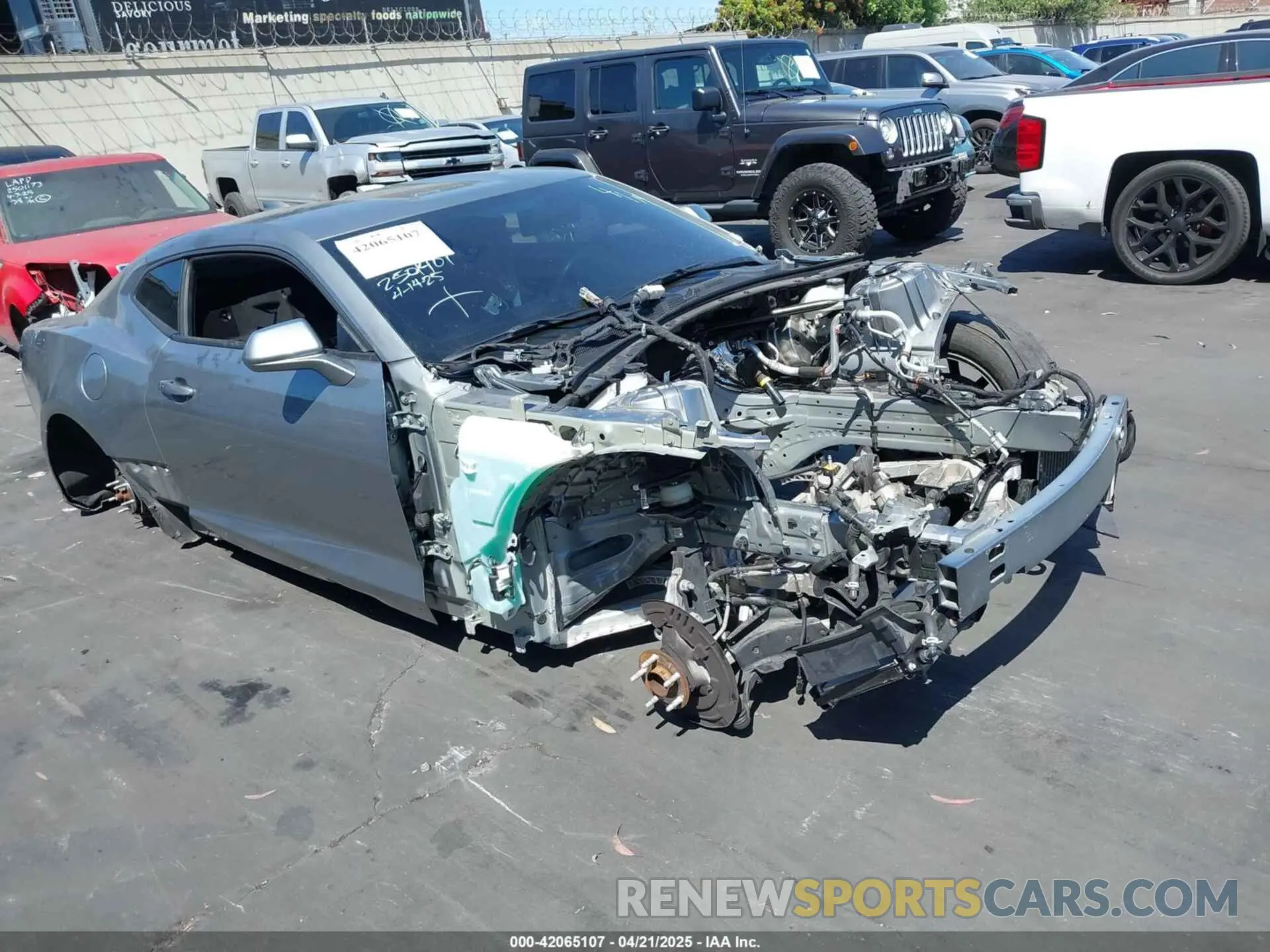 1 fotografías del automóvil dañado 1G1FF1R72P0158549 CHEVROLET CAMARO 2023