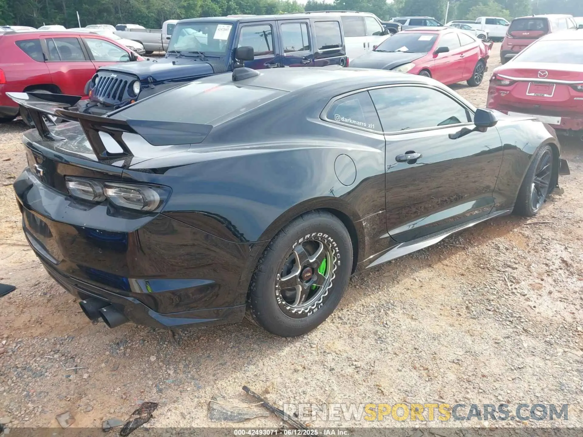 4 fotografías del automóvil dañado 1G1FJ1R6XP0128477 CHEVROLET CAMARO 2023