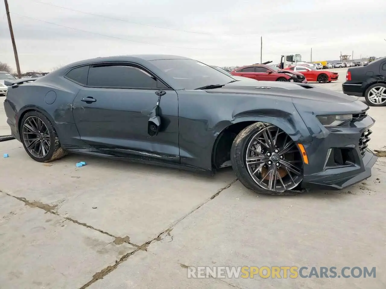 4 fotografías del automóvil dañado 1G1FK1R66P0100964 CHEVROLET CAMARO 2023