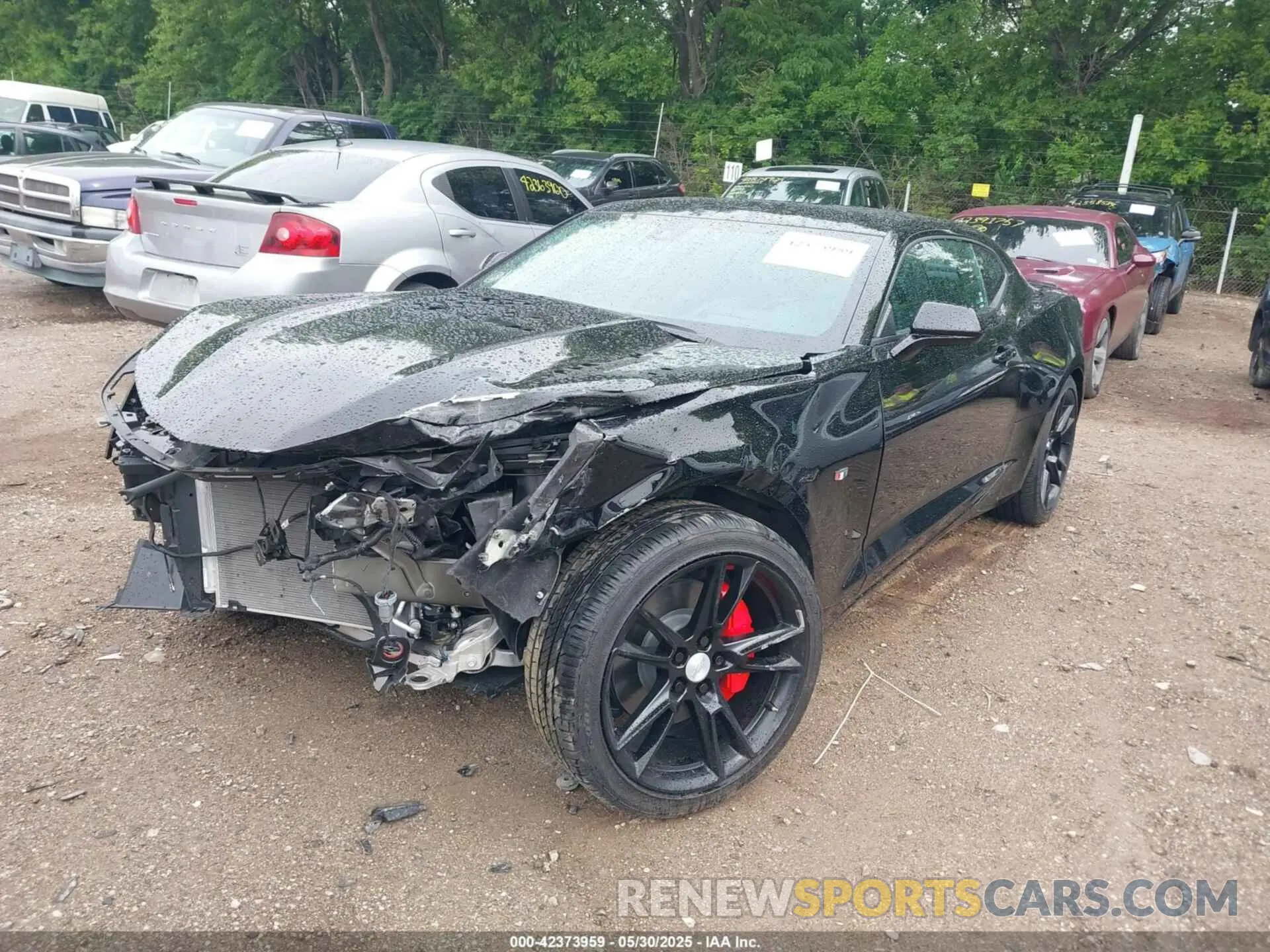 2 fotografías del automóvil dañado 1G1FD1RS8R0108204 CHEVROLET CAMARO 2024