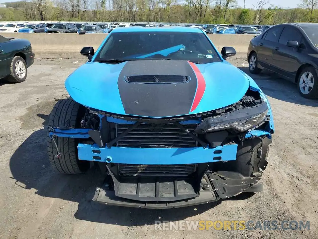 5 fotografías del automóvil dañado 1G1FE1R72N0103728 CHEVROLET CAMARO LT1 2022