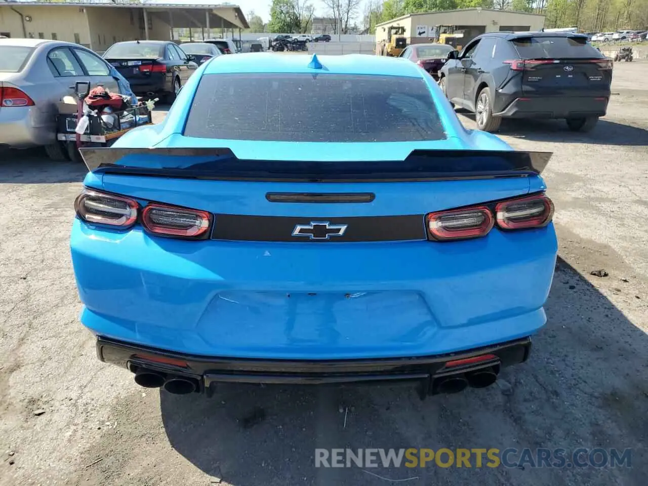 6 fotografías del automóvil dañado 1G1FE1R72N0103728 CHEVROLET CAMARO LT1 2022