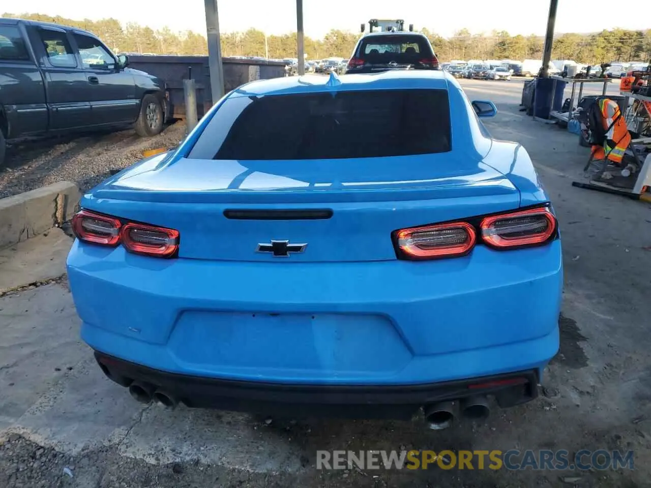 6 fotografías del automóvil dañado 1G1FF1R75N0125347 CHEVROLET CAMARO LT1 2022