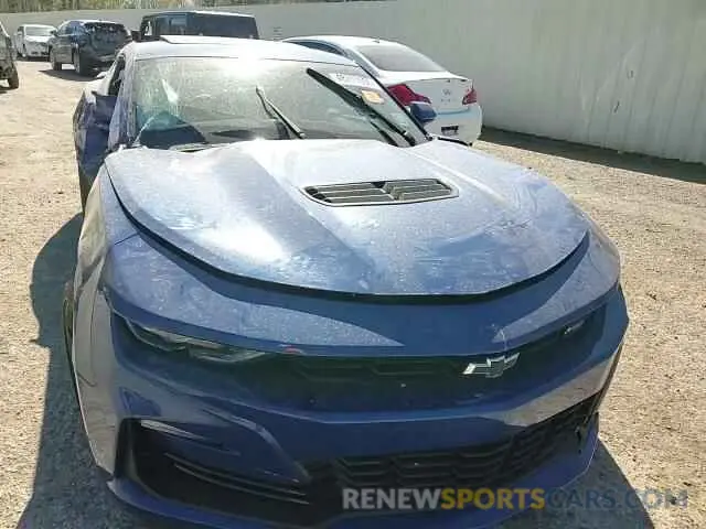 10 fotografías del automóvil dañado 1G1FF1R79N0106106 CHEVROLET CAMARO LT1 2022