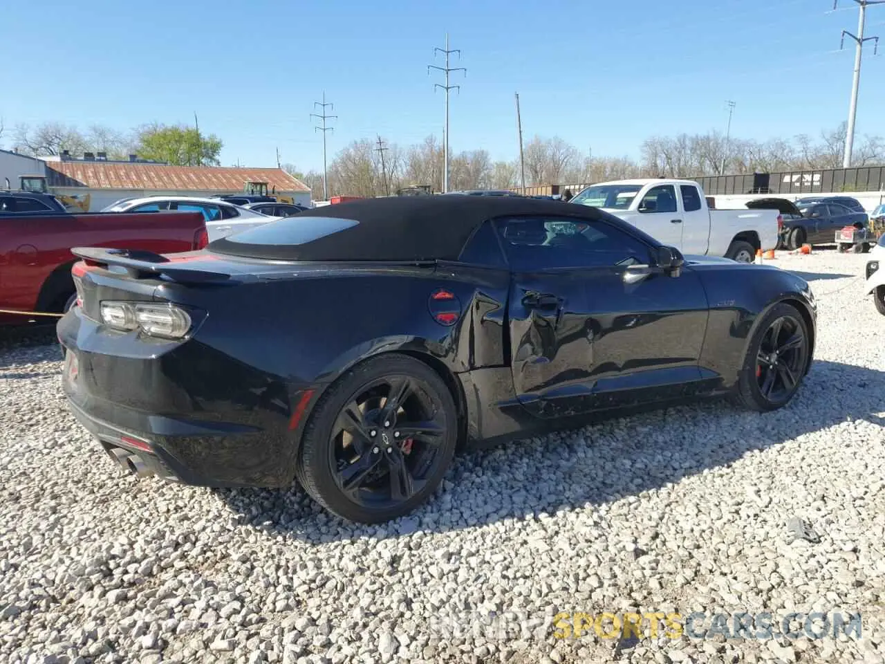 3 fotografías del automóvil dañado 1G1FF3D76N0126672 CHEVROLET CAMARO LT1 2022