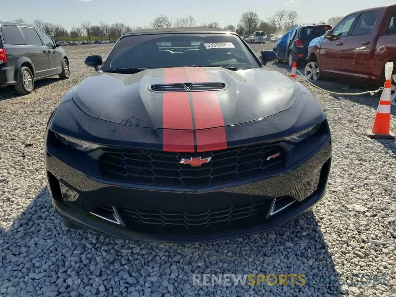 5 fotografías del automóvil dañado 1G1FF3D76N0126672 CHEVROLET CAMARO LT1 2022
