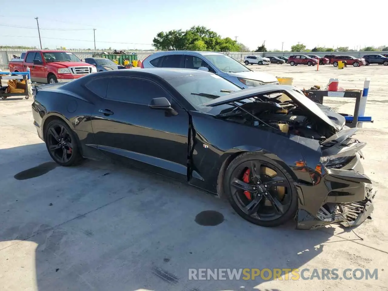4 fotografías del automóvil dañado 1G1FF1R71P0112288 CHEVROLET CAMARO LT1 2023