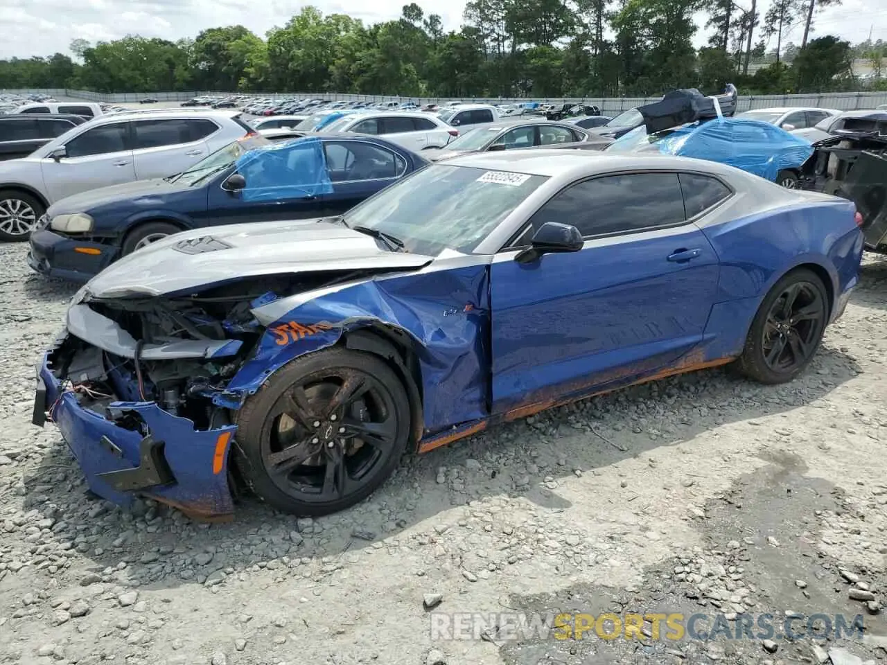 1 fotografías del automóvil dañado 1G1FF1R78P0113017 CHEVROLET CAMARO LT1 2023